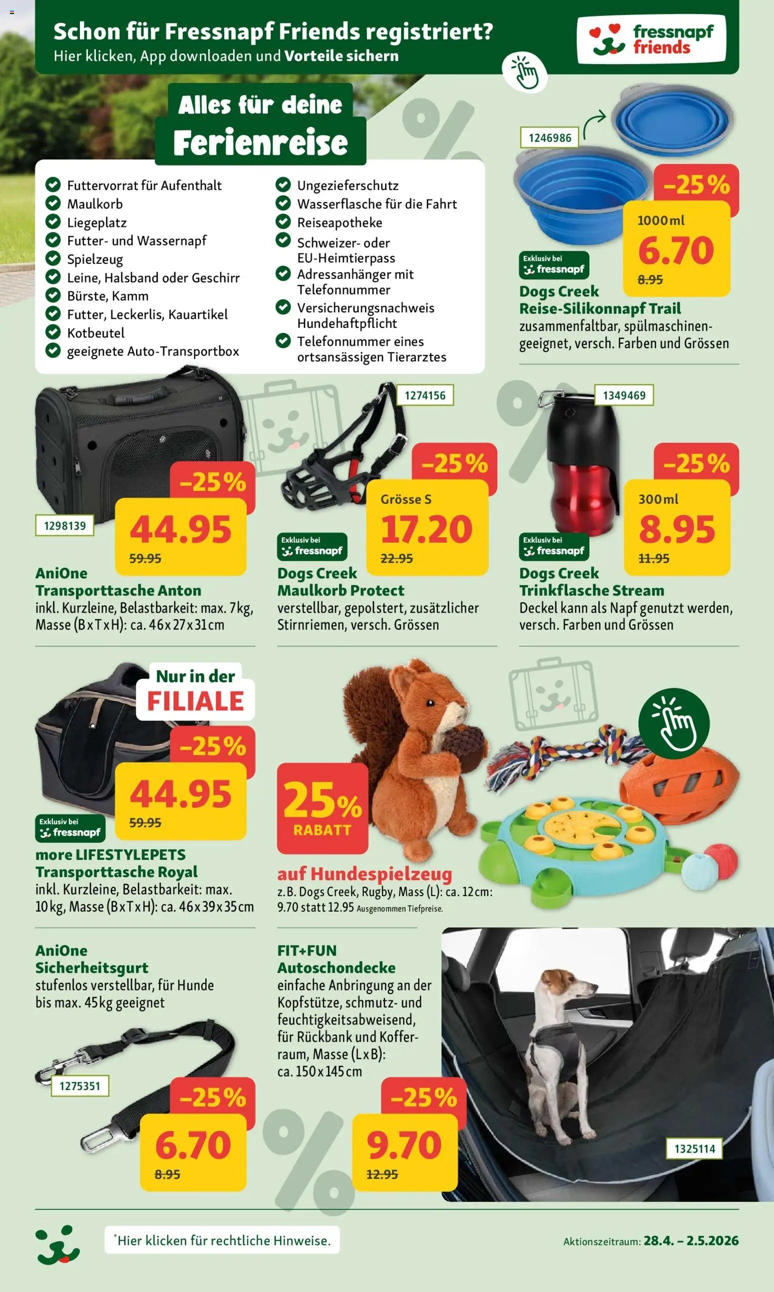 Fressnapf aktionen (2026-04-28 - 2026-05-02) | 3