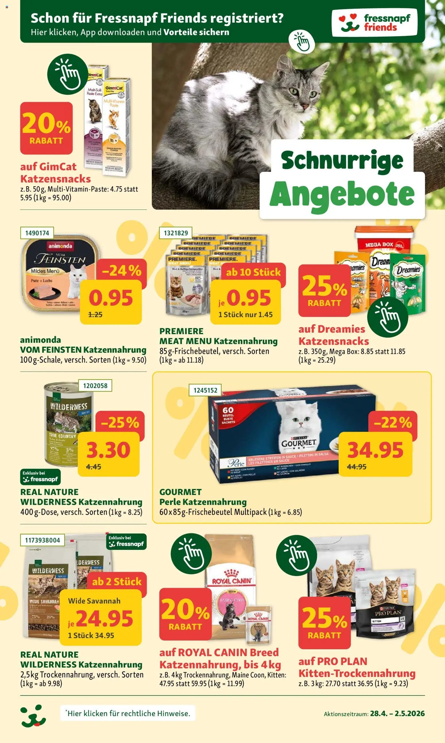 Fressnapf aktionen (2026-04-28 - 2026-05-02) | 5