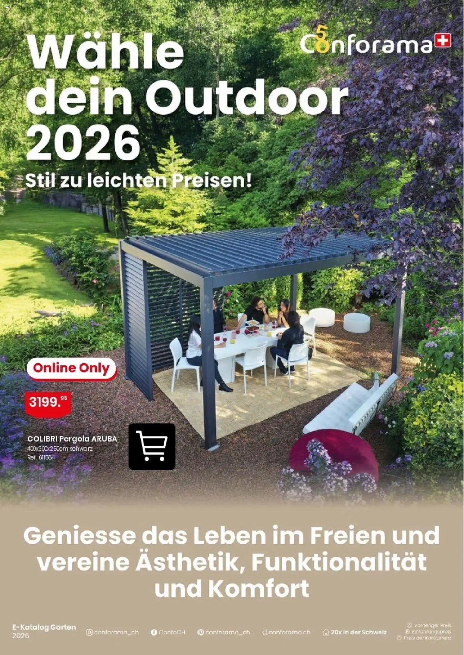 Conforama aktionen Sonnenschirme