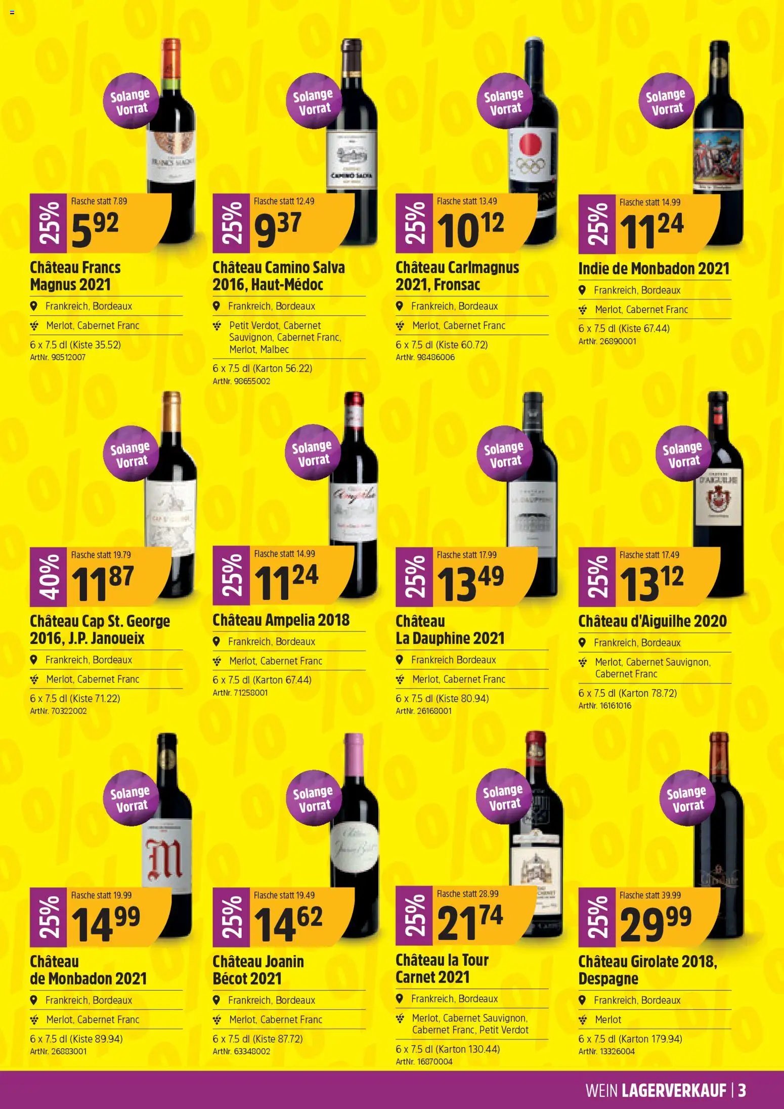 TopCC Aktionen Weinlagerverkauf (2026-01-05 - 2026-01-10) | 3