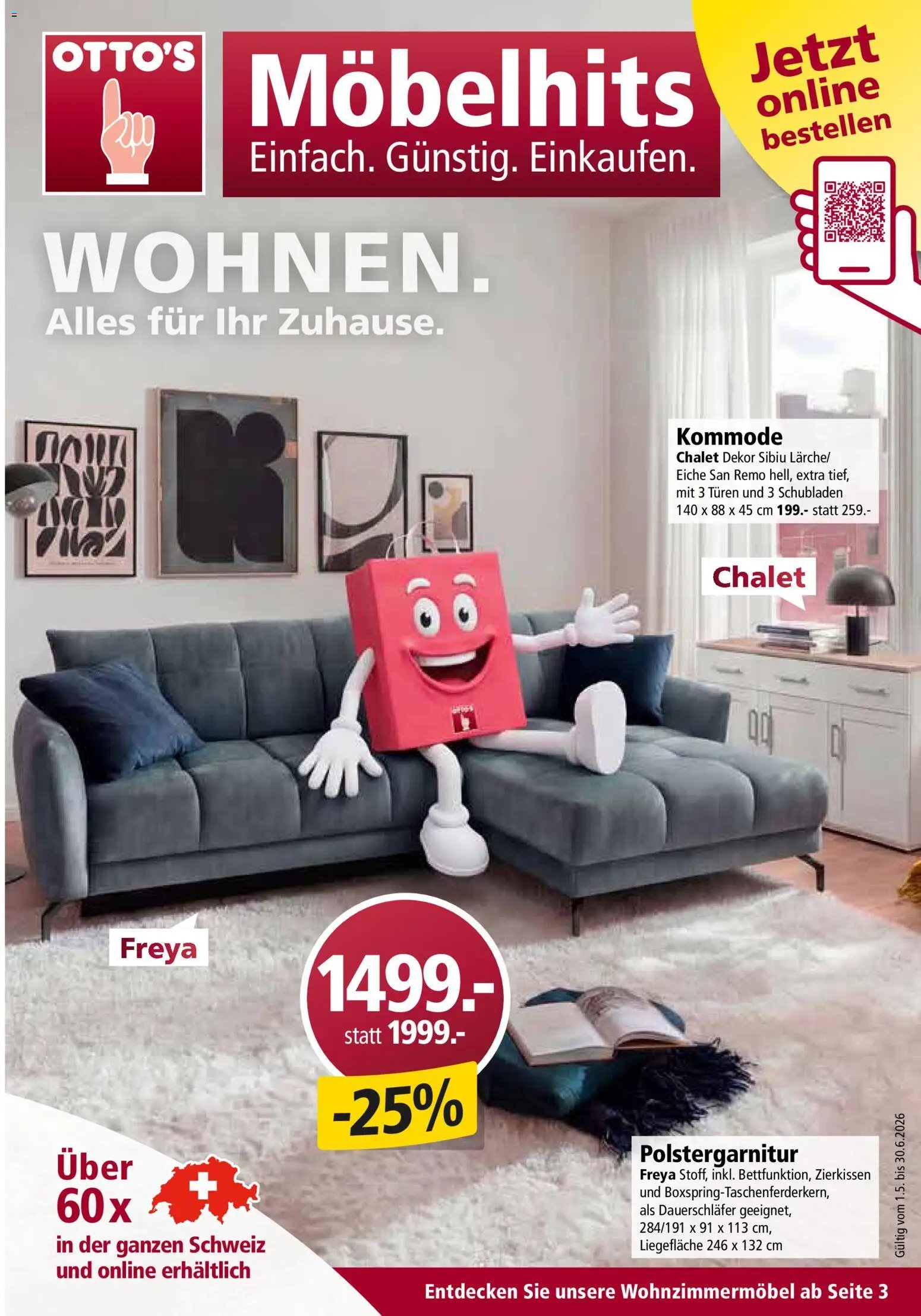Otto's Aktionen Möbelflyer (2026-05-01 - 2026-06-30)