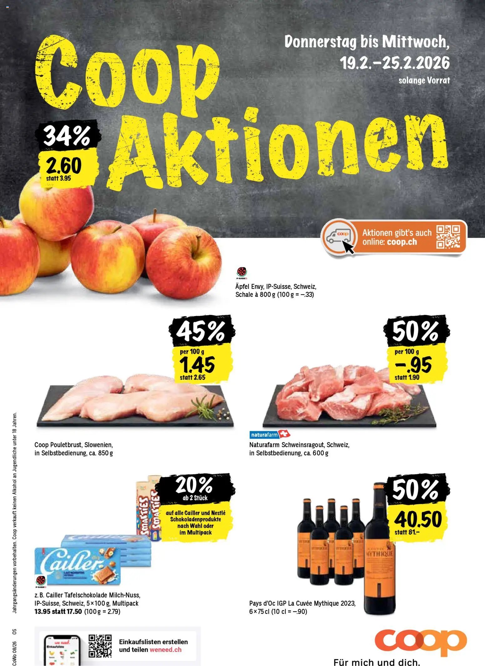 Coop Aktionen (2026-02-19 - 2026-02-25)