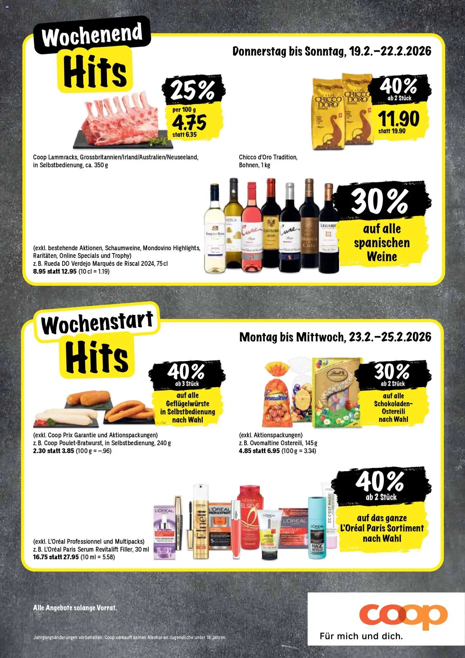 Coop Aktionen (2026-02-19 - 2026-02-25)
