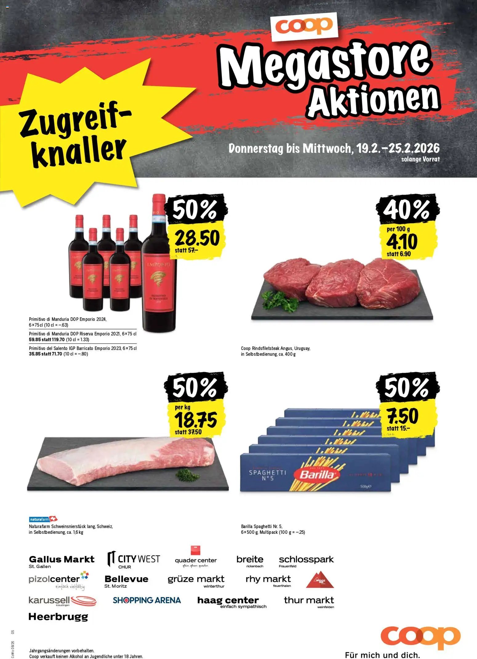 Coop Aktionen (2026-02-19 - 2026-02-25)