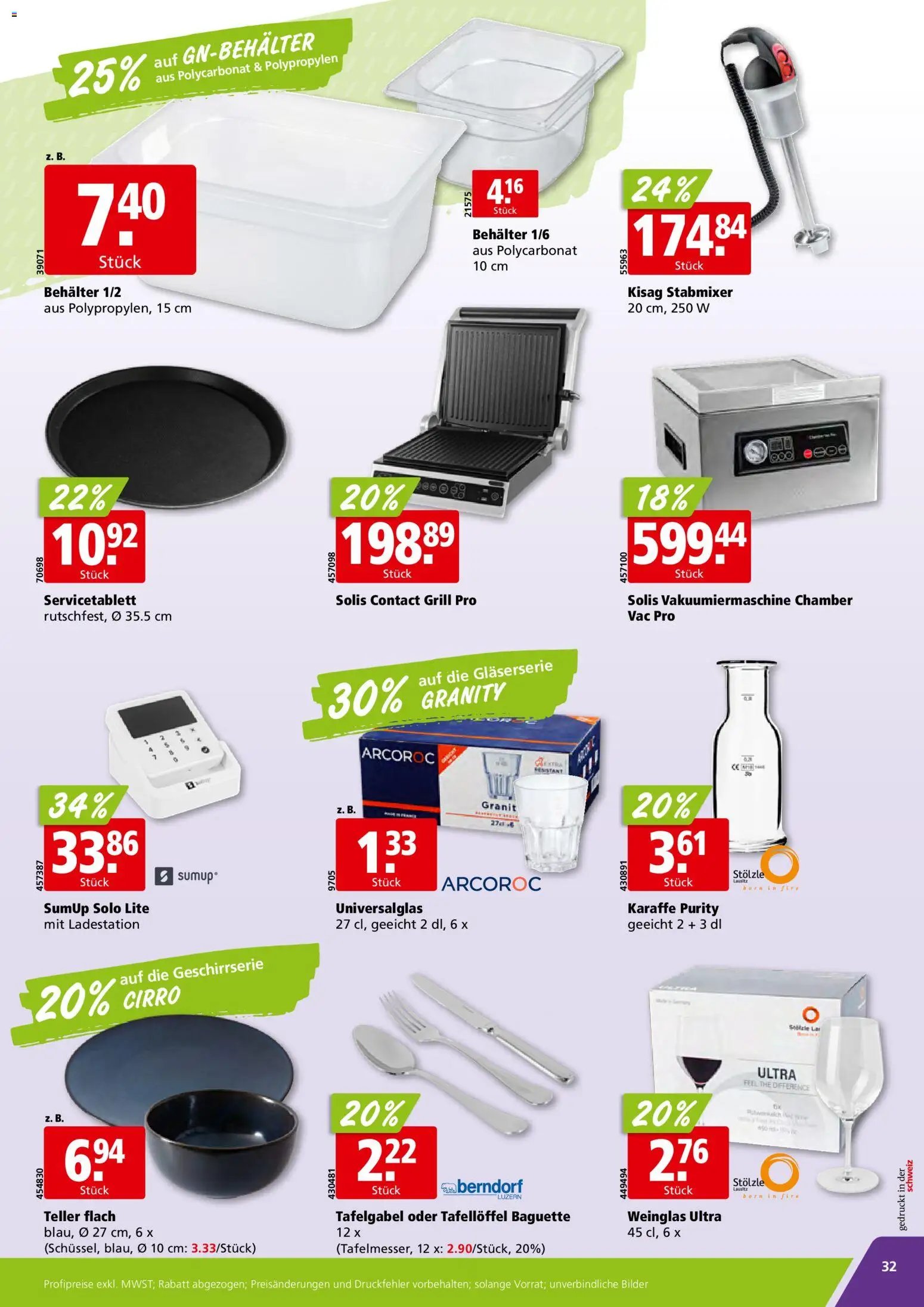 Aligro Aktionen Schlieren, Gossau SG, Frauenfeld, Rapperswil-Jona, Sargans, Bern, Brüttisellen, Pratteln, Emmen, Spreitenbach (2026-02-02 - 2026-02-07)