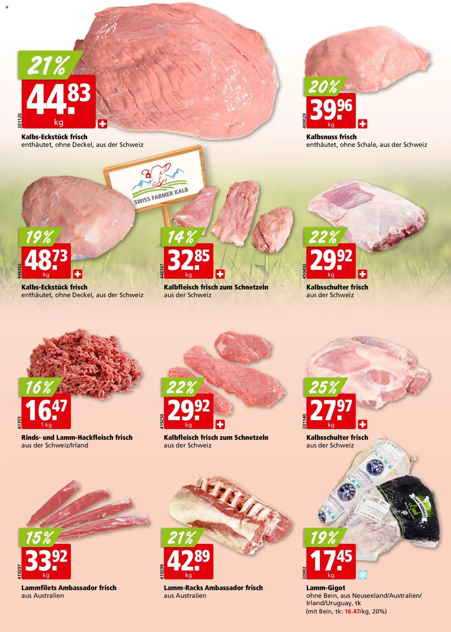 Aligro Aktionen Schlieren, Gossau SG, Frauenfeld, Rapperswil-Jona, Sargans, Bern, Brüttisellen, Pratteln, Emmen, Spreitenbach (2026-02-02 - 2026-02-07)