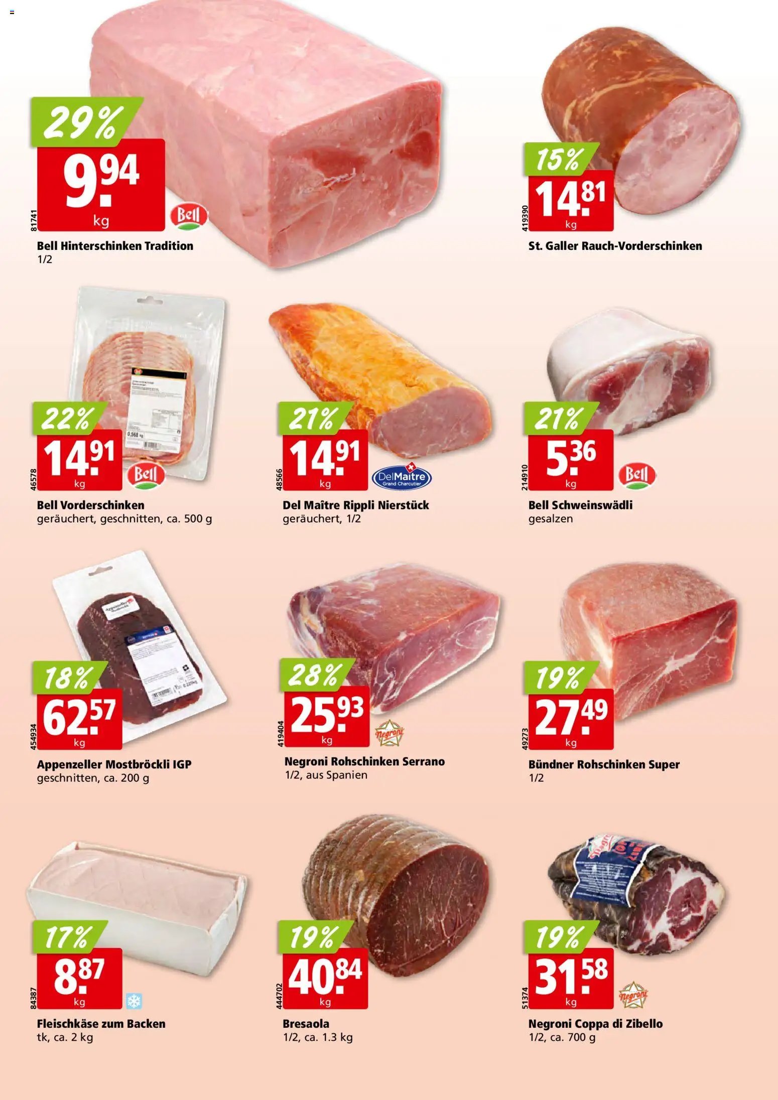 Aligro Aktionen Schlieren, Gossau SG, Frauenfeld, Rapperswil-Jona, Sargans, Bern, Brüttisellen, Pratteln, Emmen, Spreitenbach (2026-02-02 - 2026-02-07)