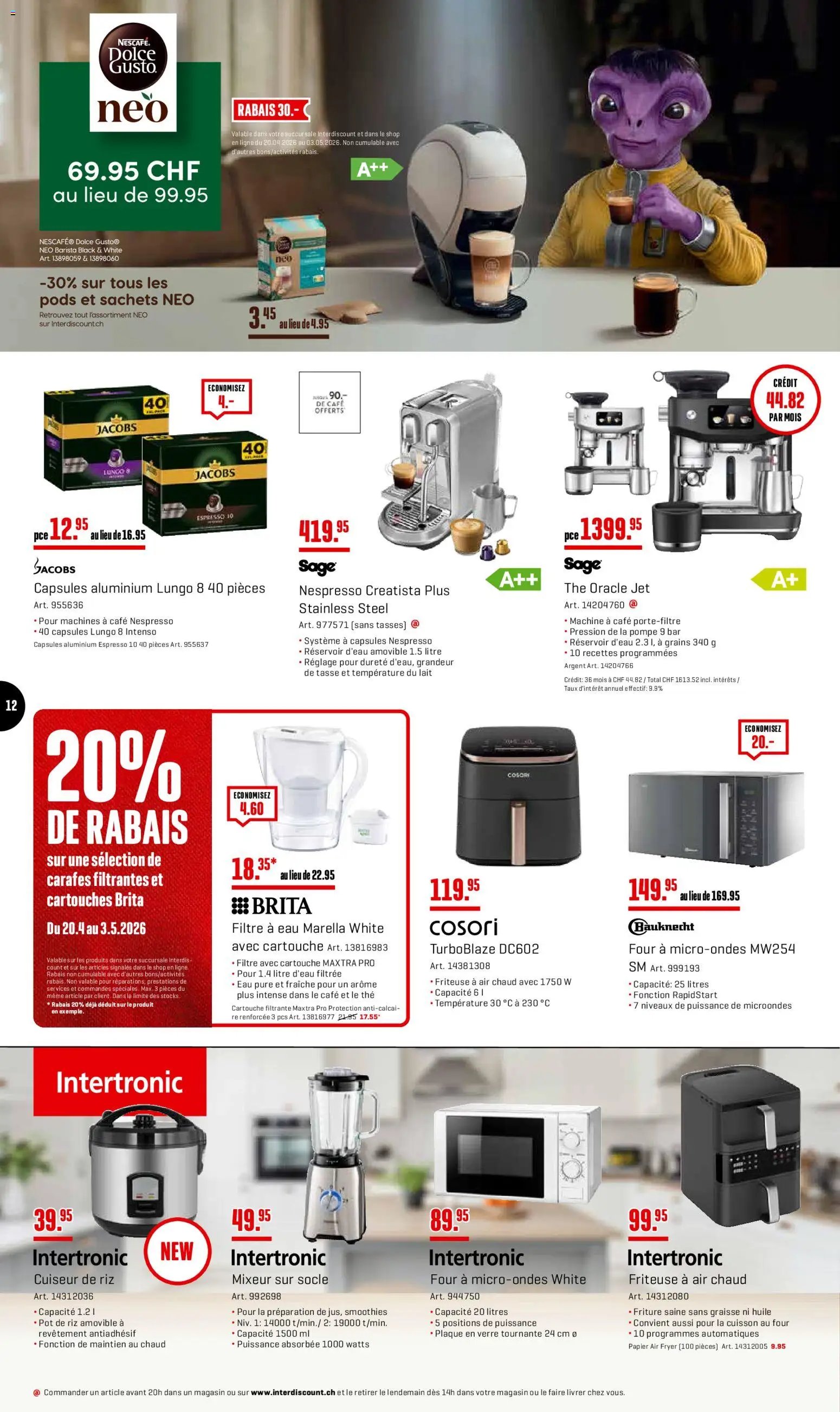 Interdiscount aktionen 20% de rabais FR (2026-04-27 - 2026-05-03)