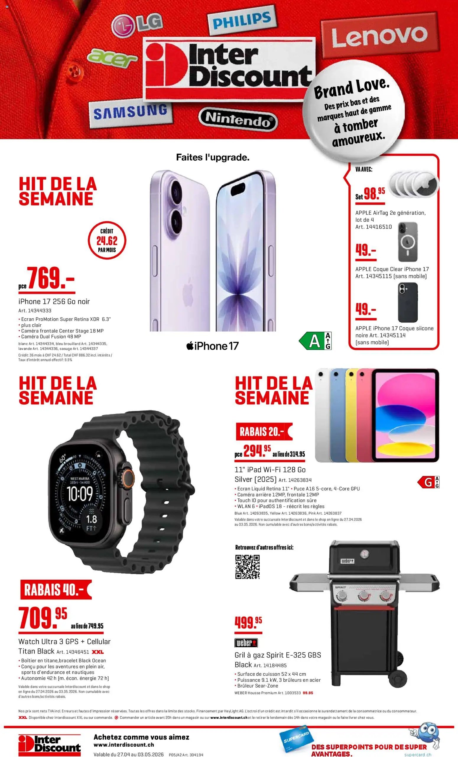 Interdiscount aktionen 20% de rabais FR (2026-04-27 - 2026-05-03)