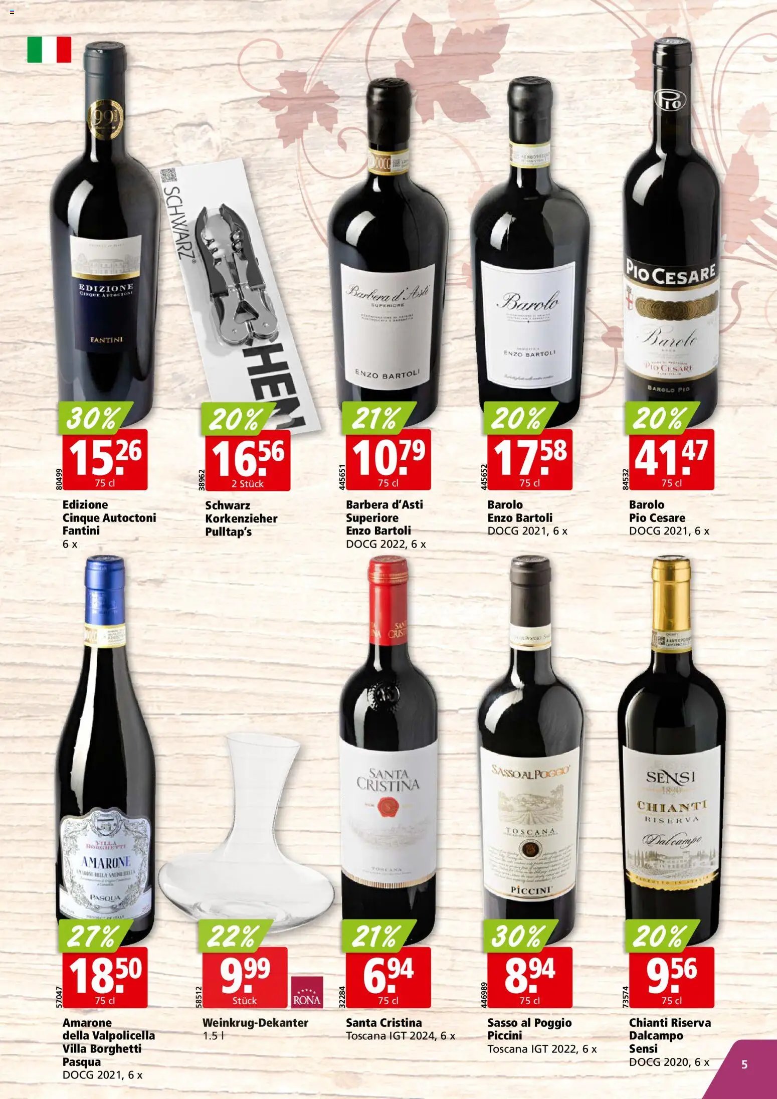Aligro aktionen Wein Matran