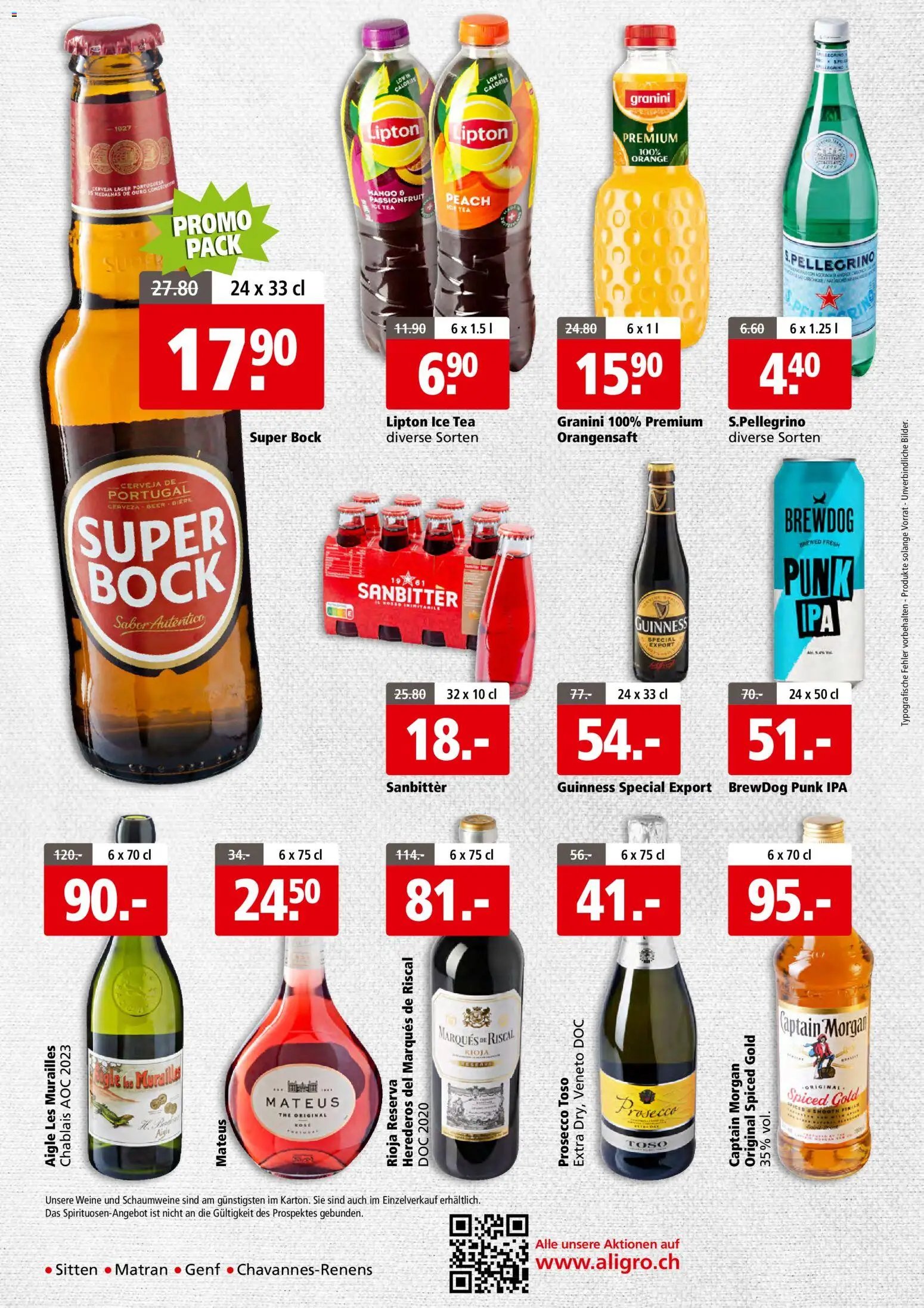 Aligro Aktionen Businesskunden - Chavannes, Matran, Genf, Sitten (2025-10-27 - 2025-11-01) | 4