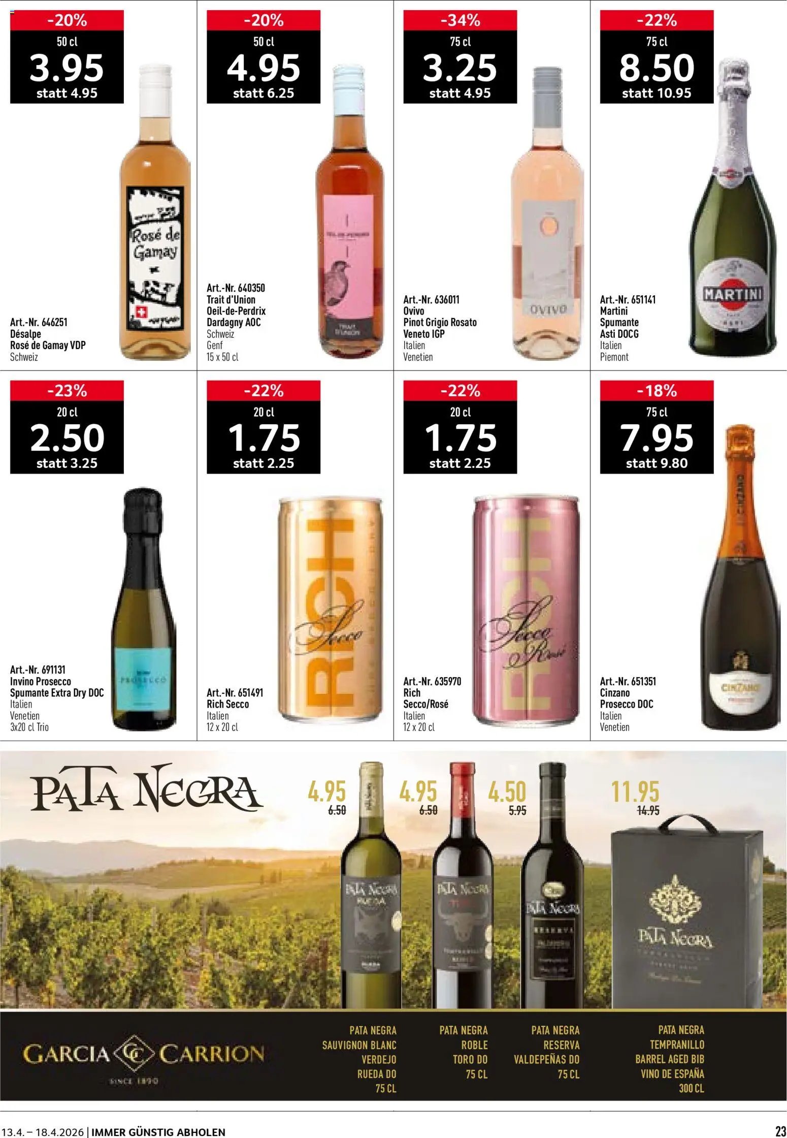 Prodega aktionen (2026-04-13 - 2026-04-18)