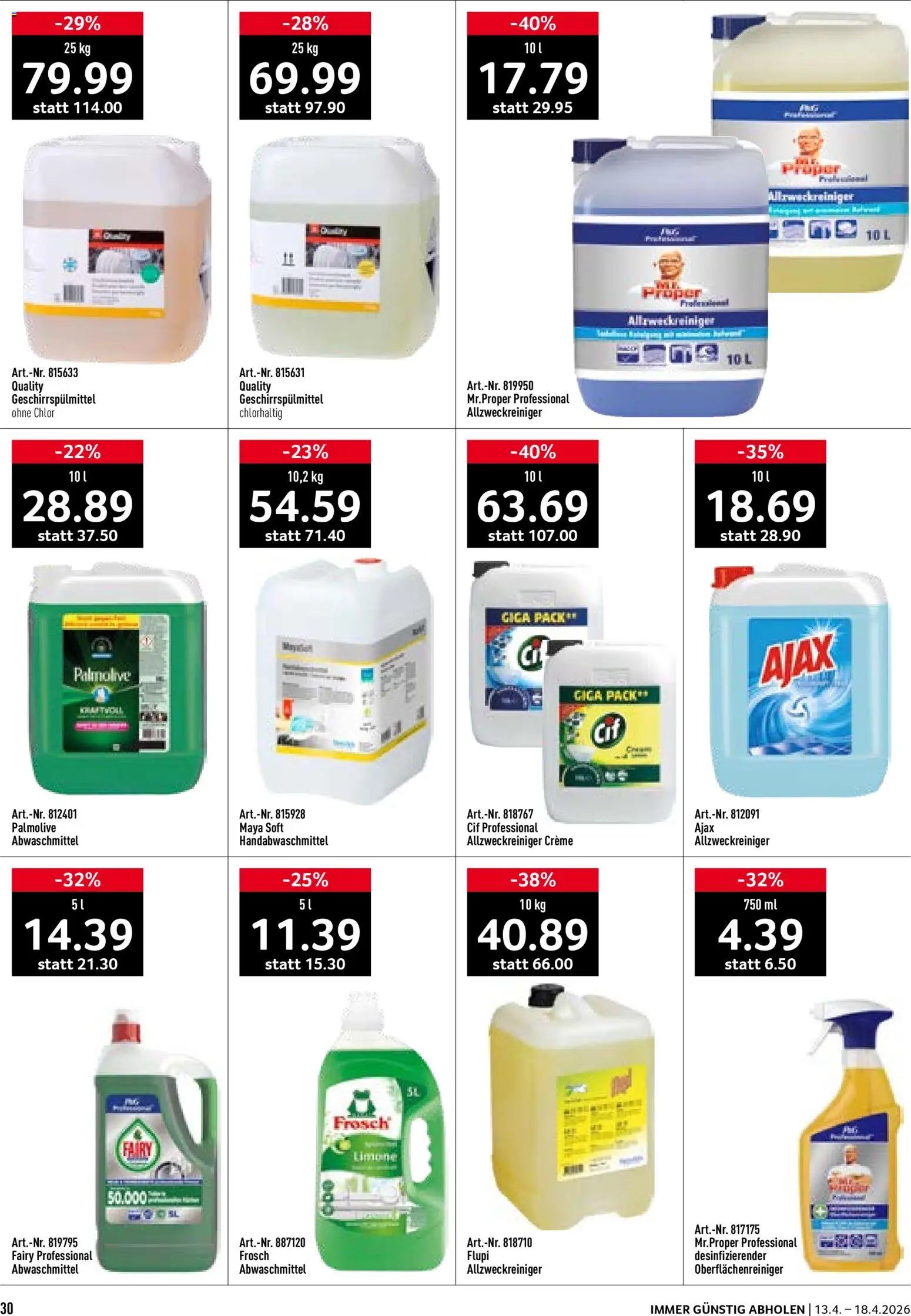 Prodega aktionen (2026-04-13 - 2026-04-18)