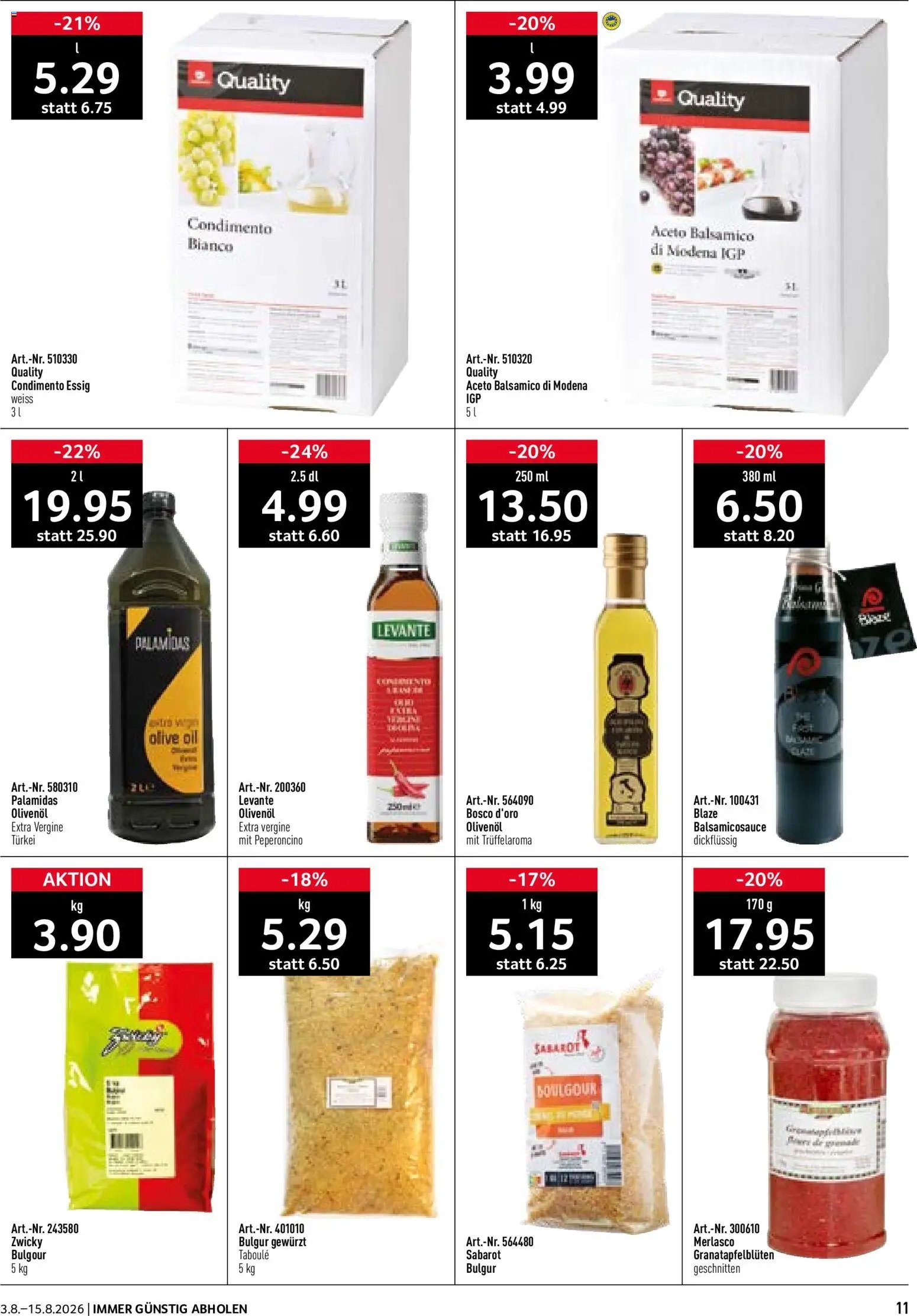 Prodega aktionen Sonne des Südens