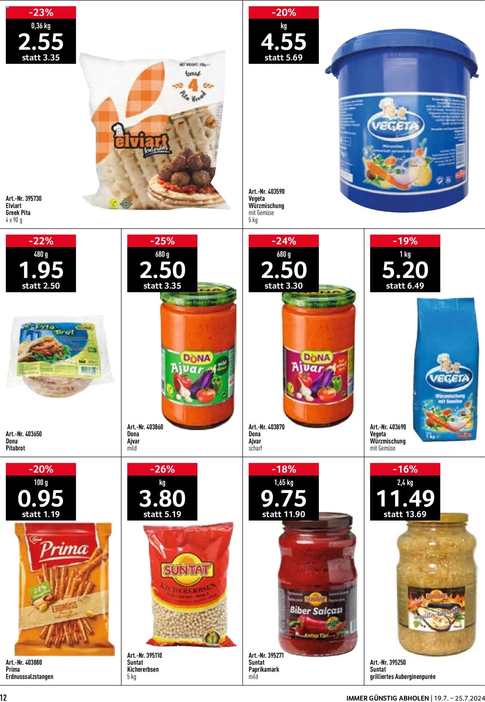 Prodega aktionen Sonne des Südens