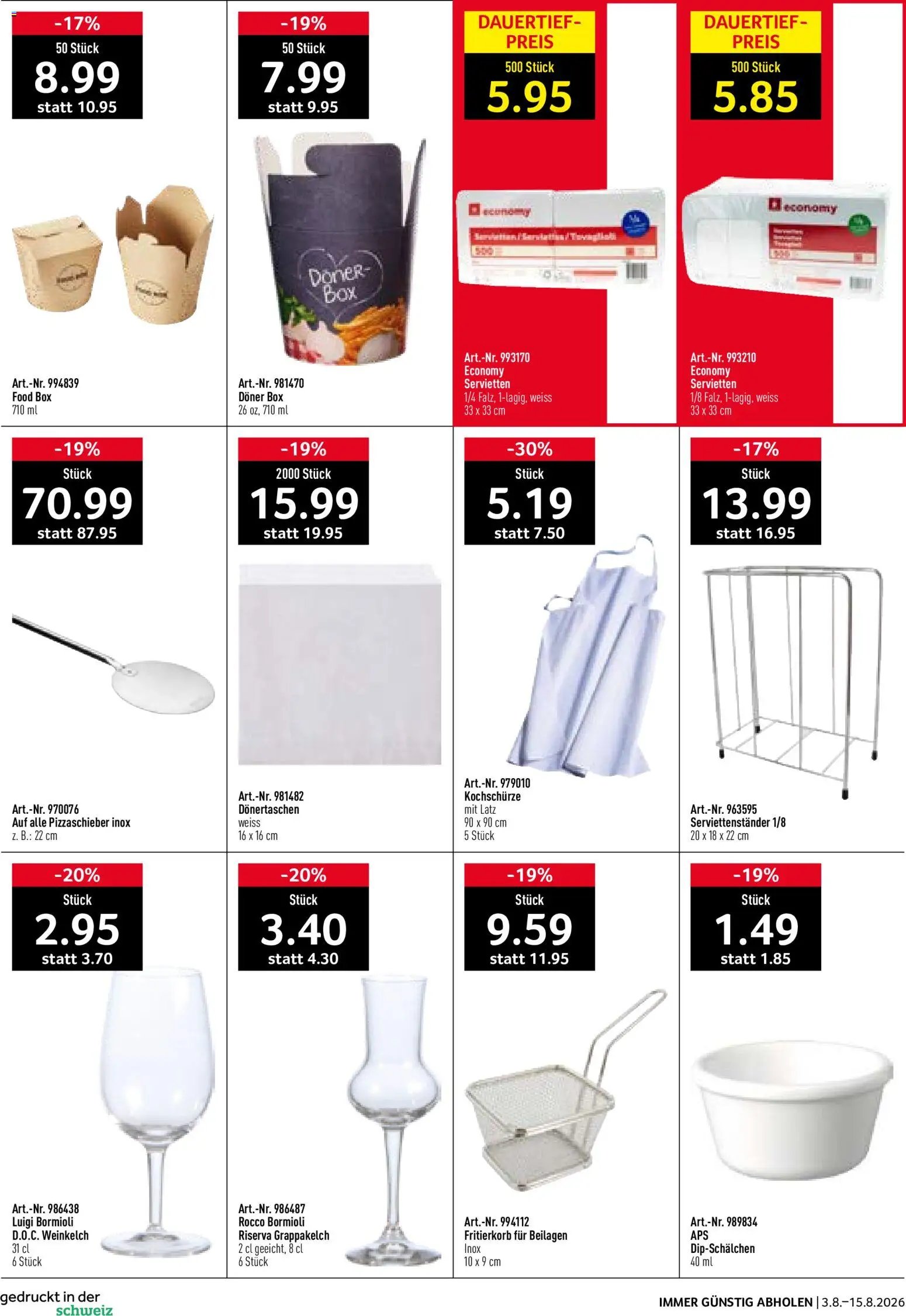 Prodega aktionen Sonne des Südens