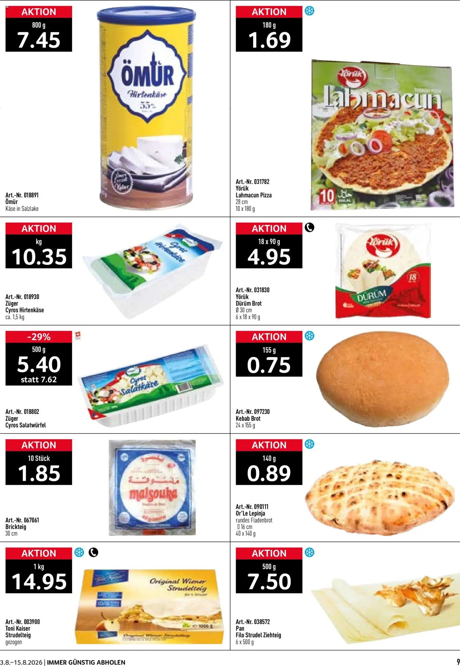 Prodega aktionen Sonne des Südens