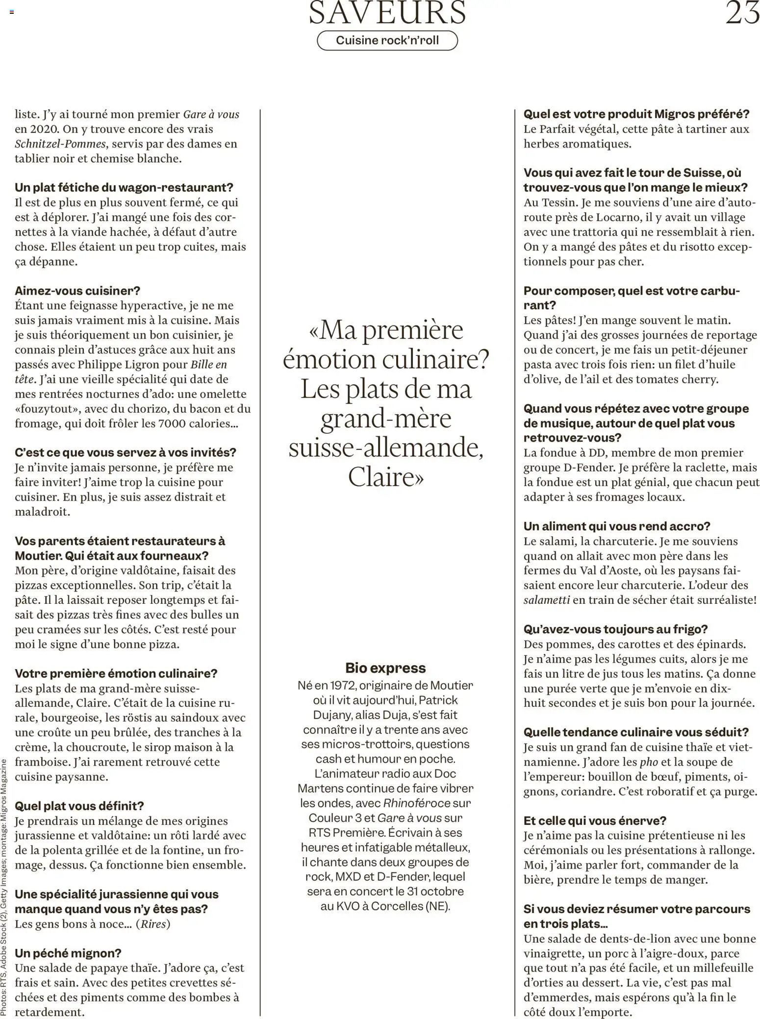 Migros aktionen Magazine FR