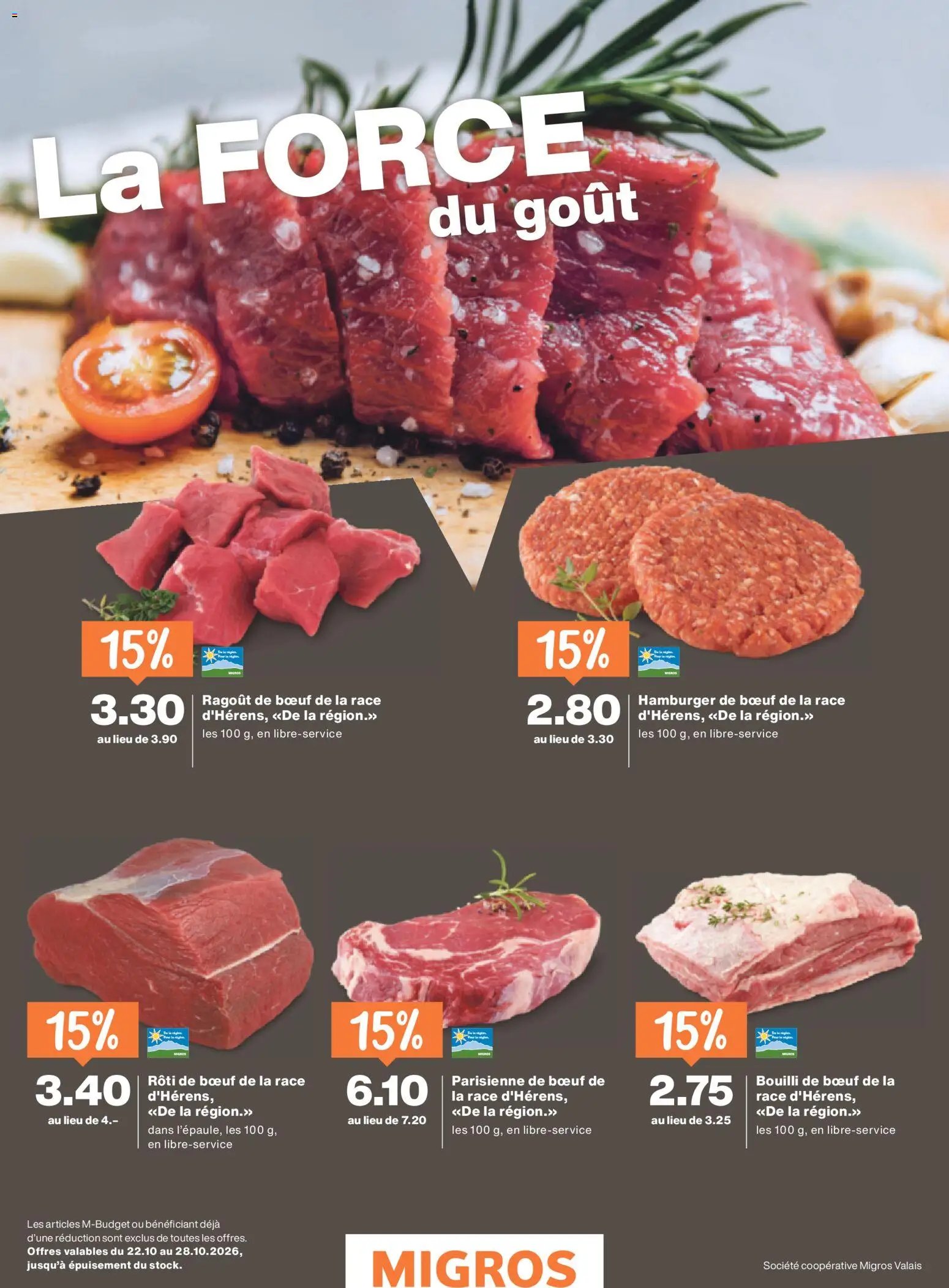 Migros aktionen Magazine FR