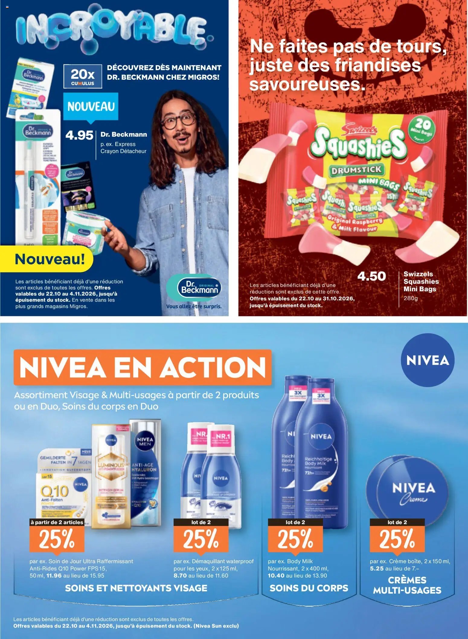 Migros aktionen Magazine FR