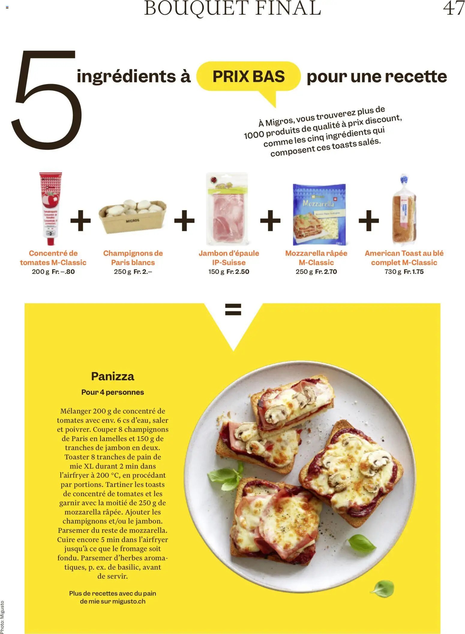 Migros aktionen Magazine FR