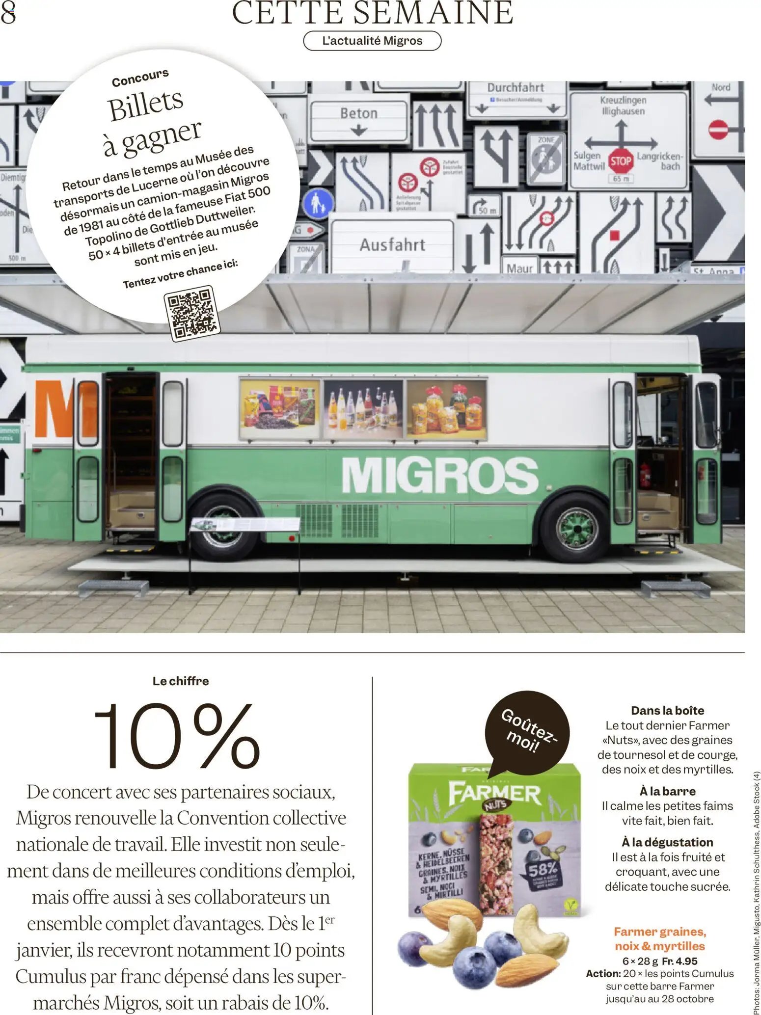 Migros aktionen Magazine FR