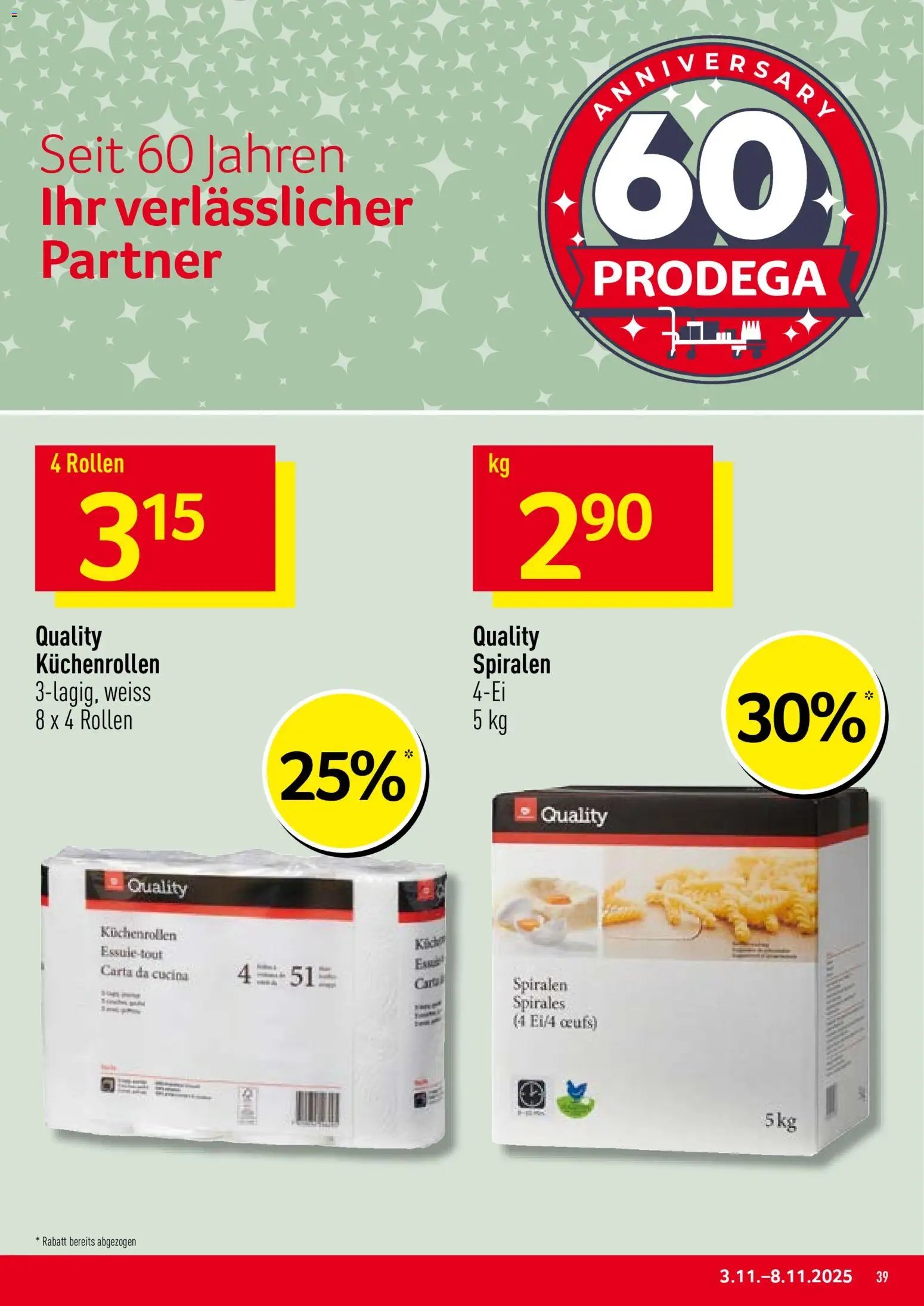 Prodega Aktionen (2025-11-03 - 2025-11-08)