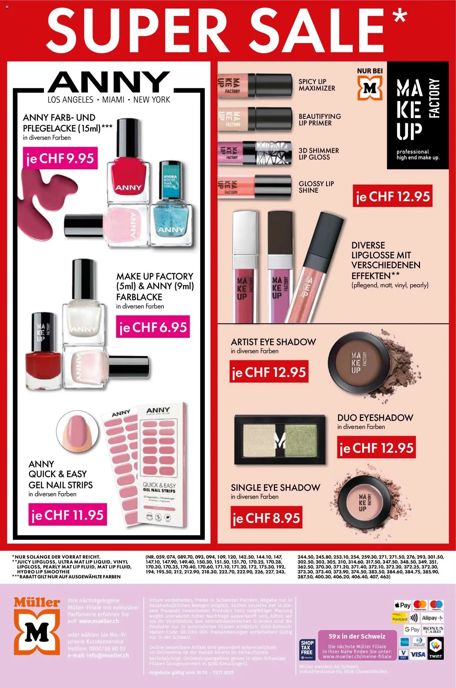 Müller Aktionen Parfümerie (2025-10-30 - 2025-11-12)