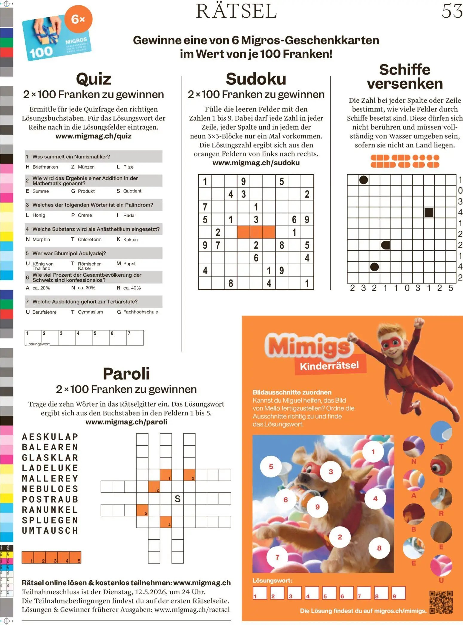 Migros aktionen Magazin (2026-05-06 - 2026-05-12)