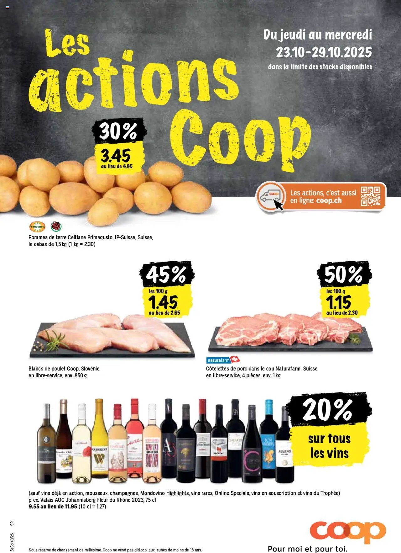 Coop - Les actions de la semaine (2025-10-23 - 2025-10-29)