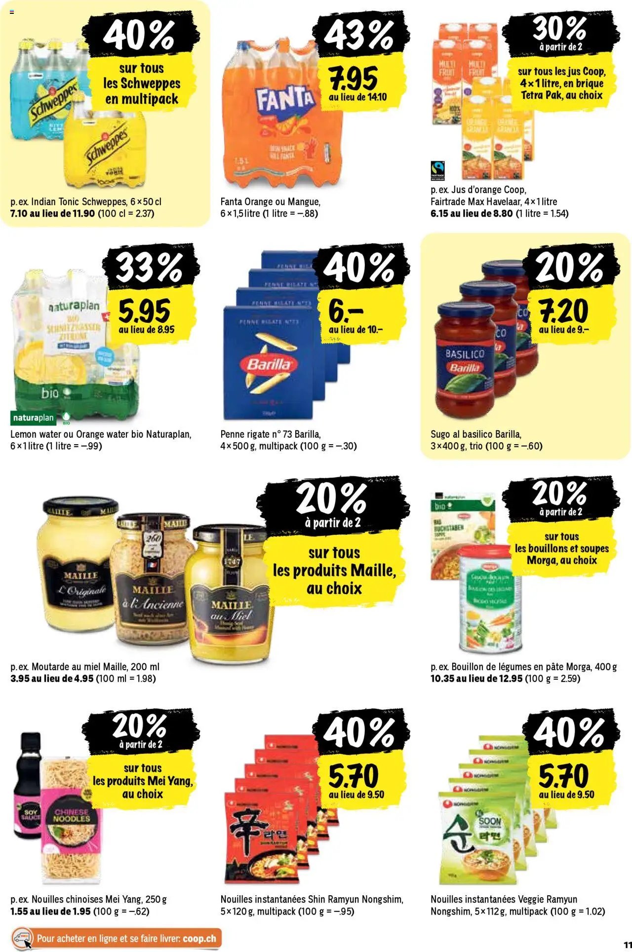 Coop - Les actions de la semaine (2025-10-23 - 2025-10-29)