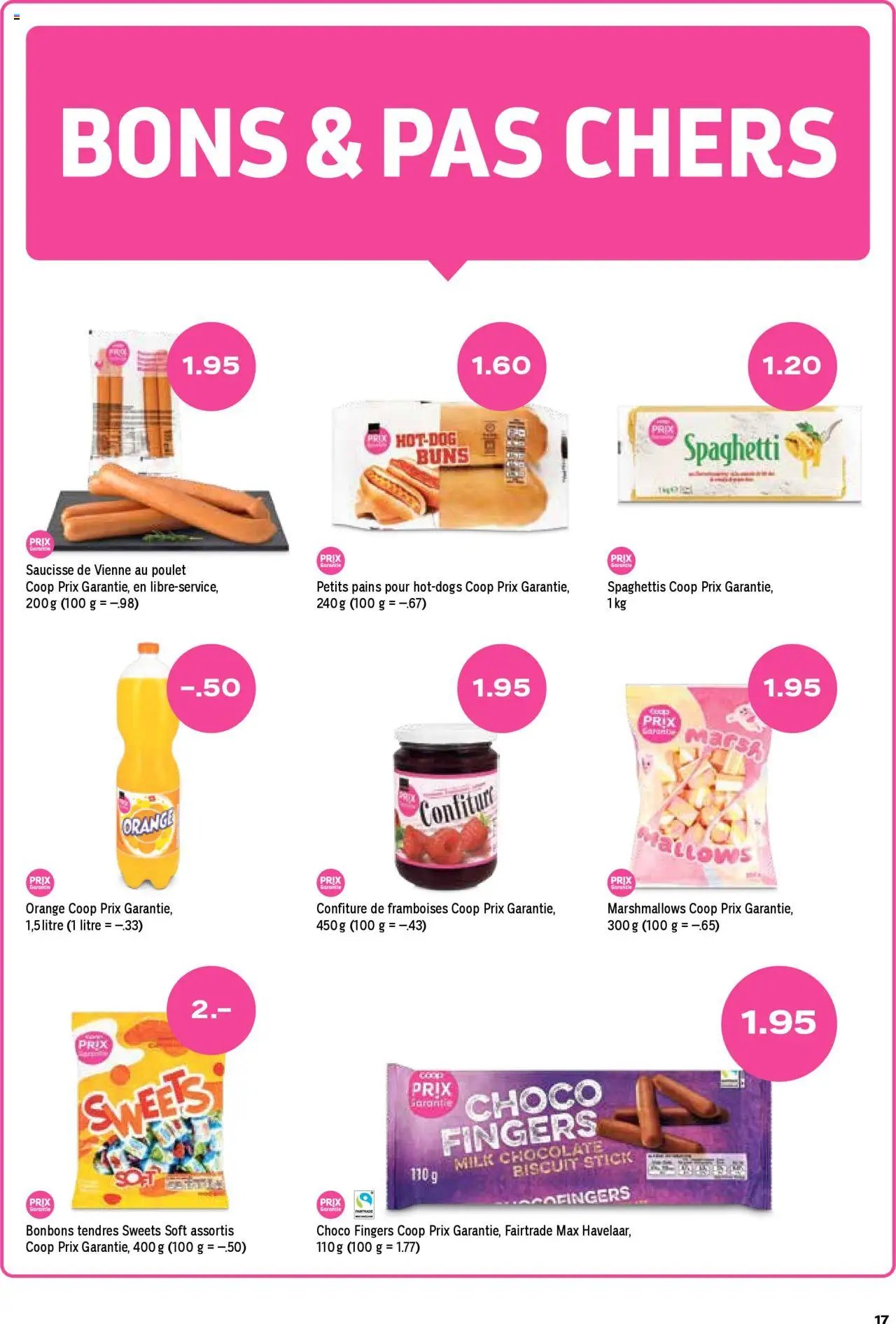 Coop - Les actions de la semaine (2025-10-23 - 2025-10-29)