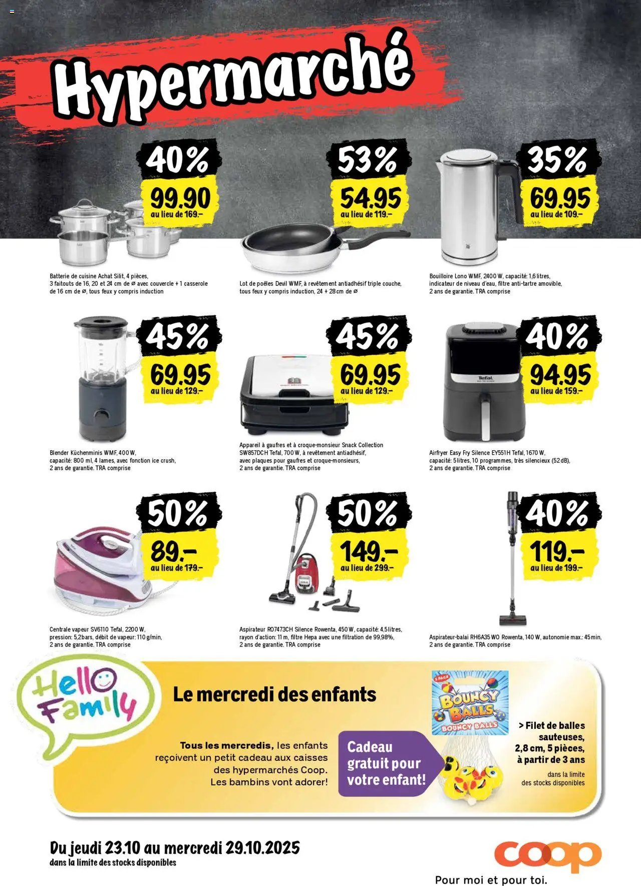 Coop - Les actions de la semaine (2025-10-23 - 2025-10-29)