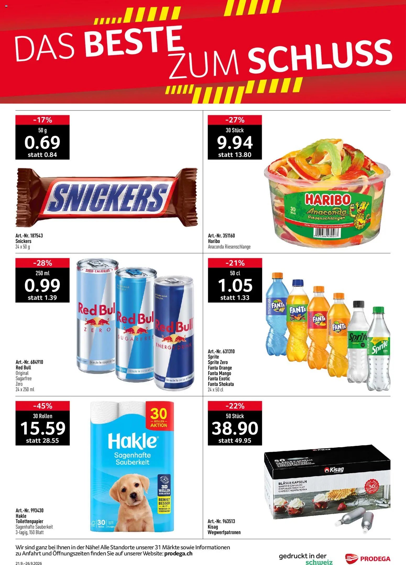 Prodega aktionen