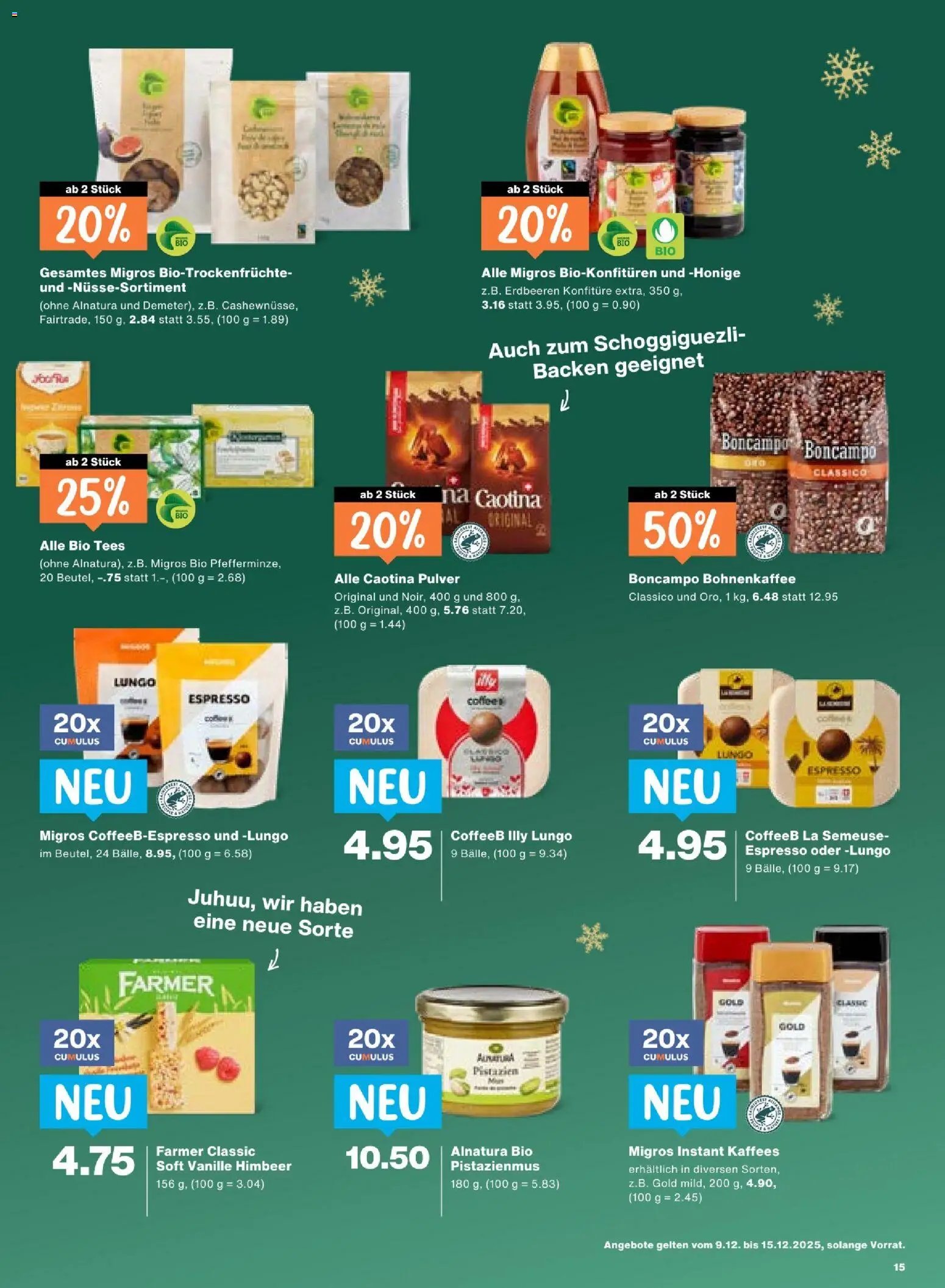Migros Aktionen (2025-12-09 - 2025-12-15) | 15