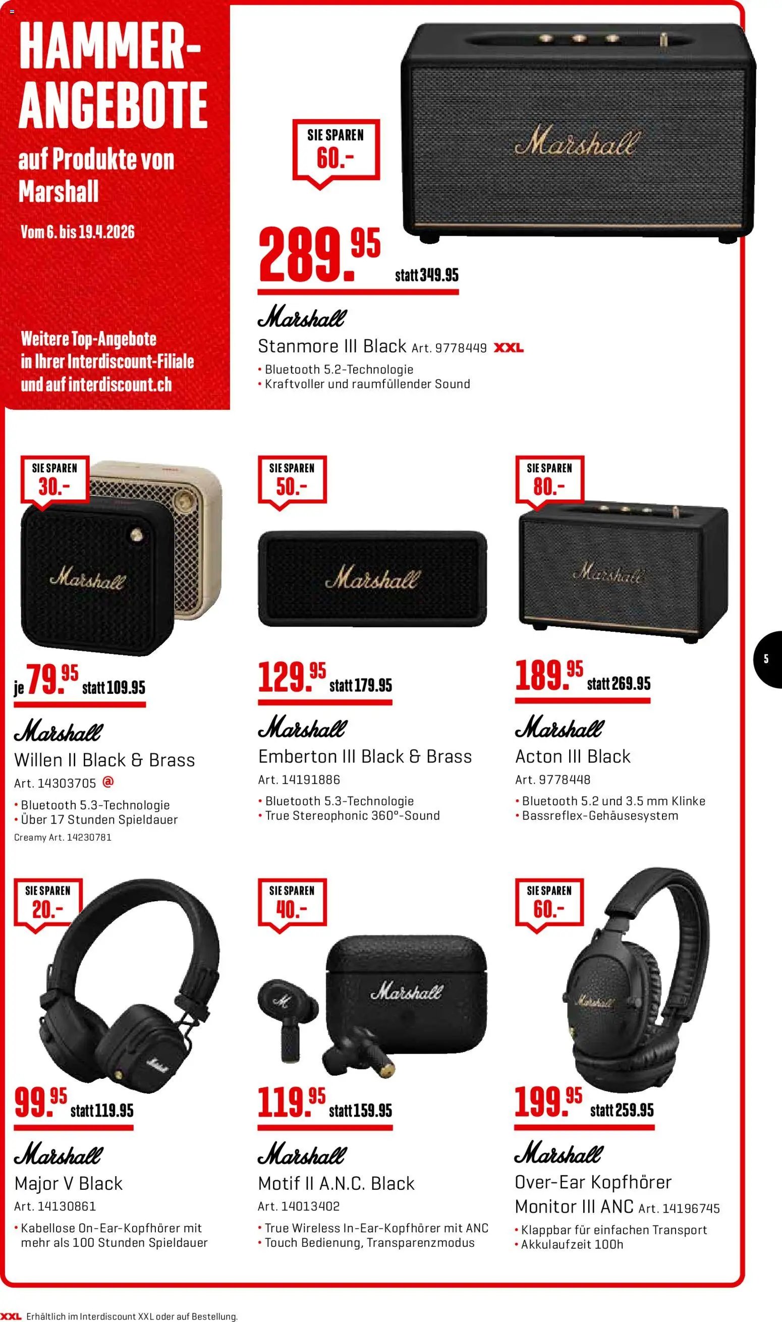 Interdiscount aktionen (2026-04-06 - 2026-04-19) | 5