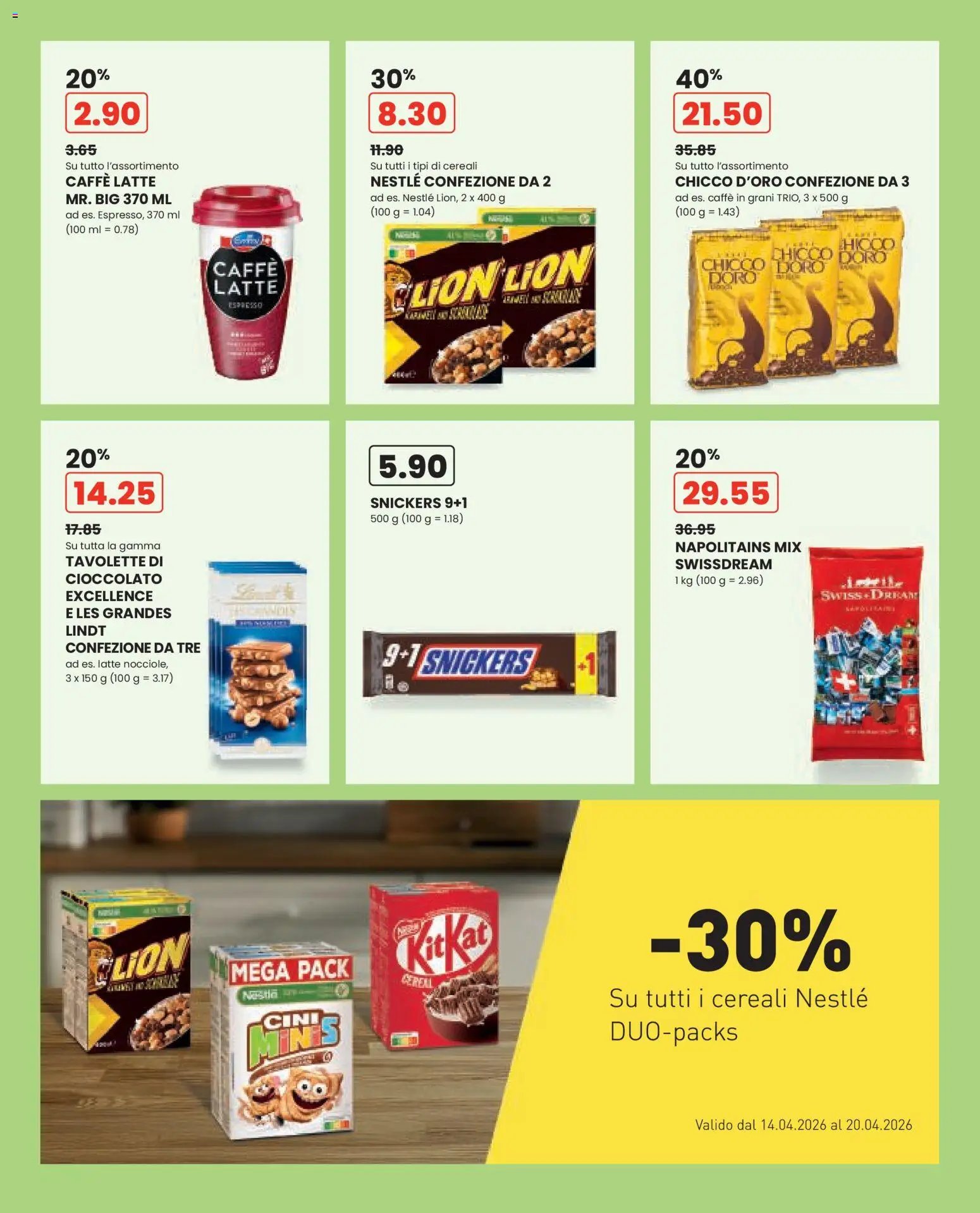 Manor aktionen IT (2026-04-14 - 2026-04-20)