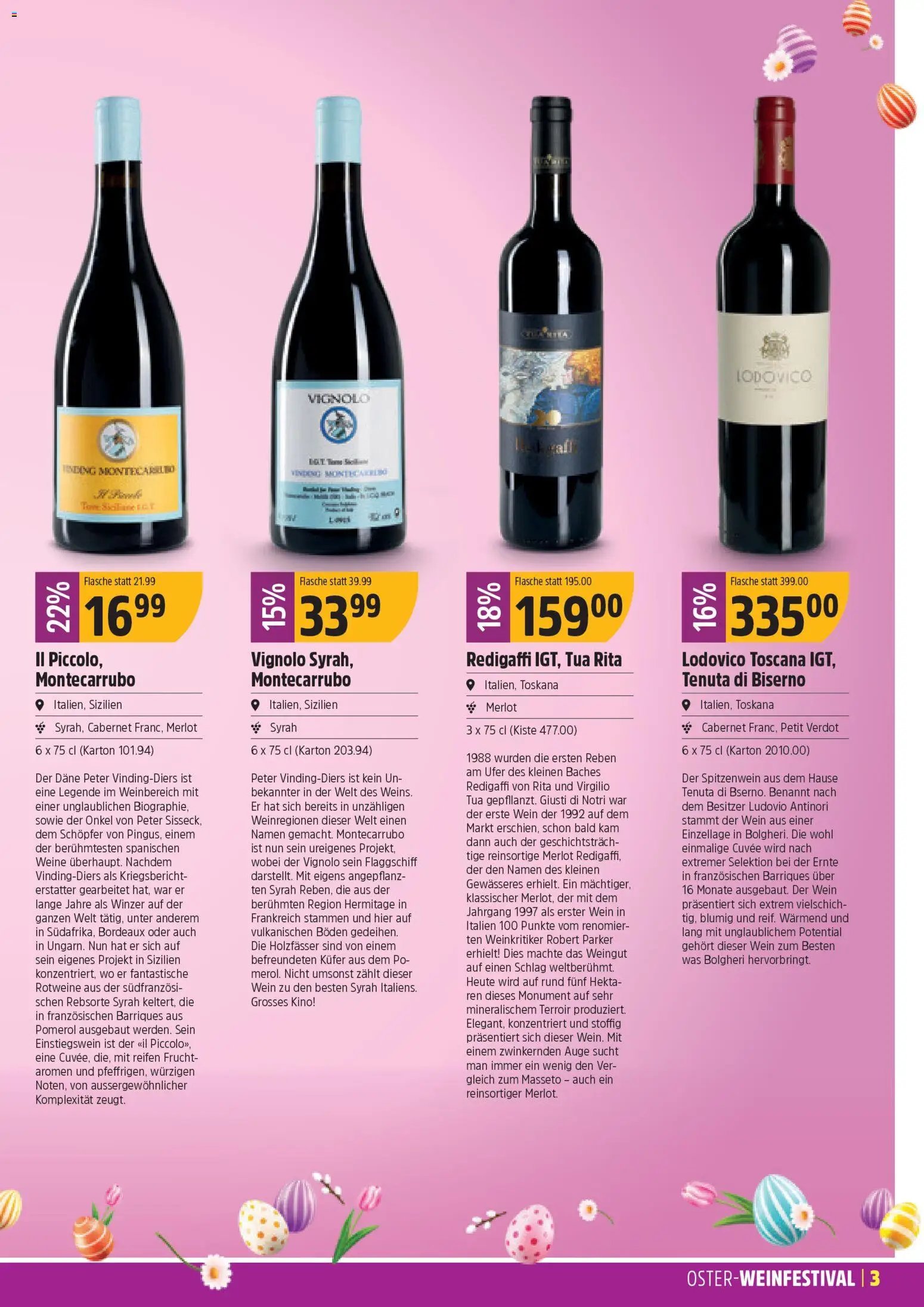 TopCC aktionen Oster-Weinfestival (2026-03-09 - 2026-04-04)