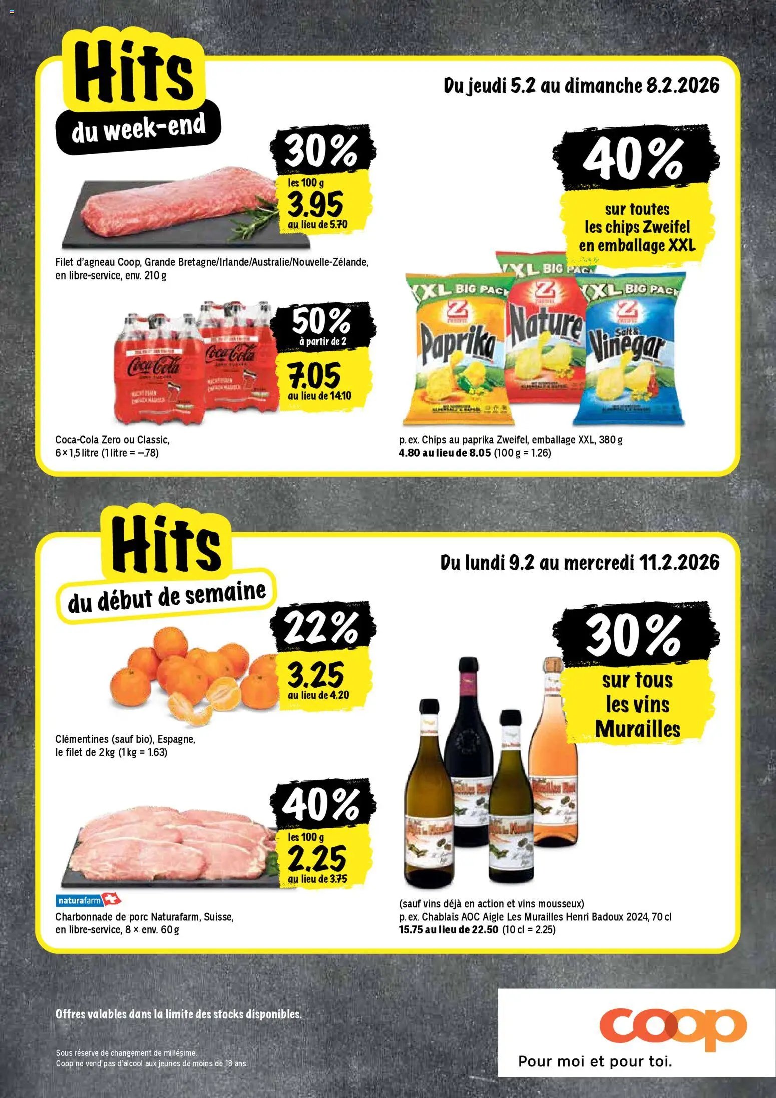 Coop - Les actions de la semaine (2026-02-05 - 2026-02-11)