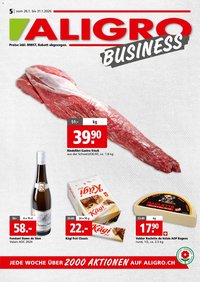 Aligro Aktionen Businesskunden - Chavannes, Matran, Genf, Sitten (2026-01-26 - 2026-01-31)