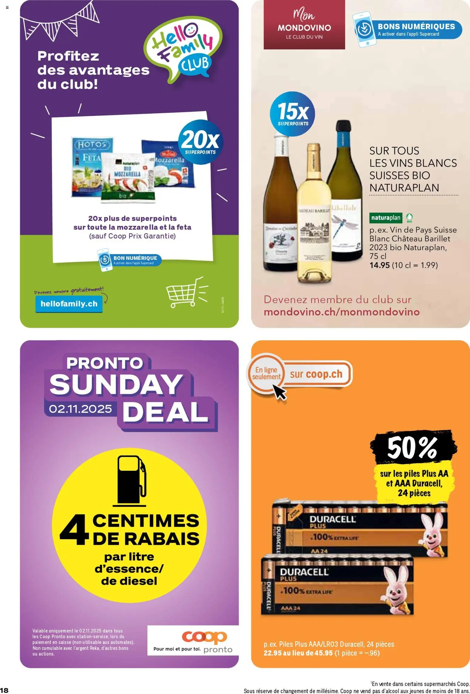 Coop - Les actions de la semaine (2025-10-30 - 2025-11-05) | 18