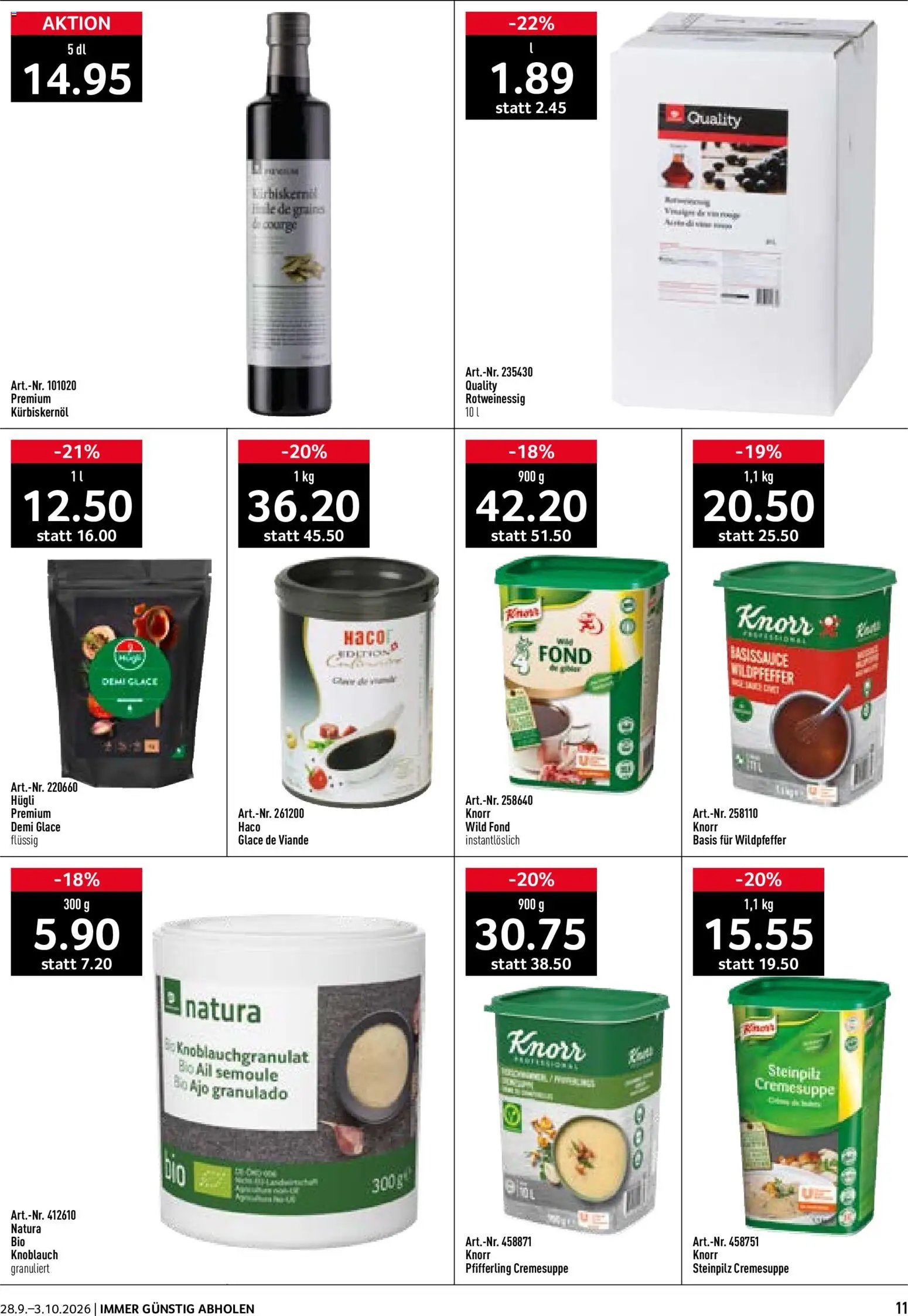 Prodega aktionen Wild