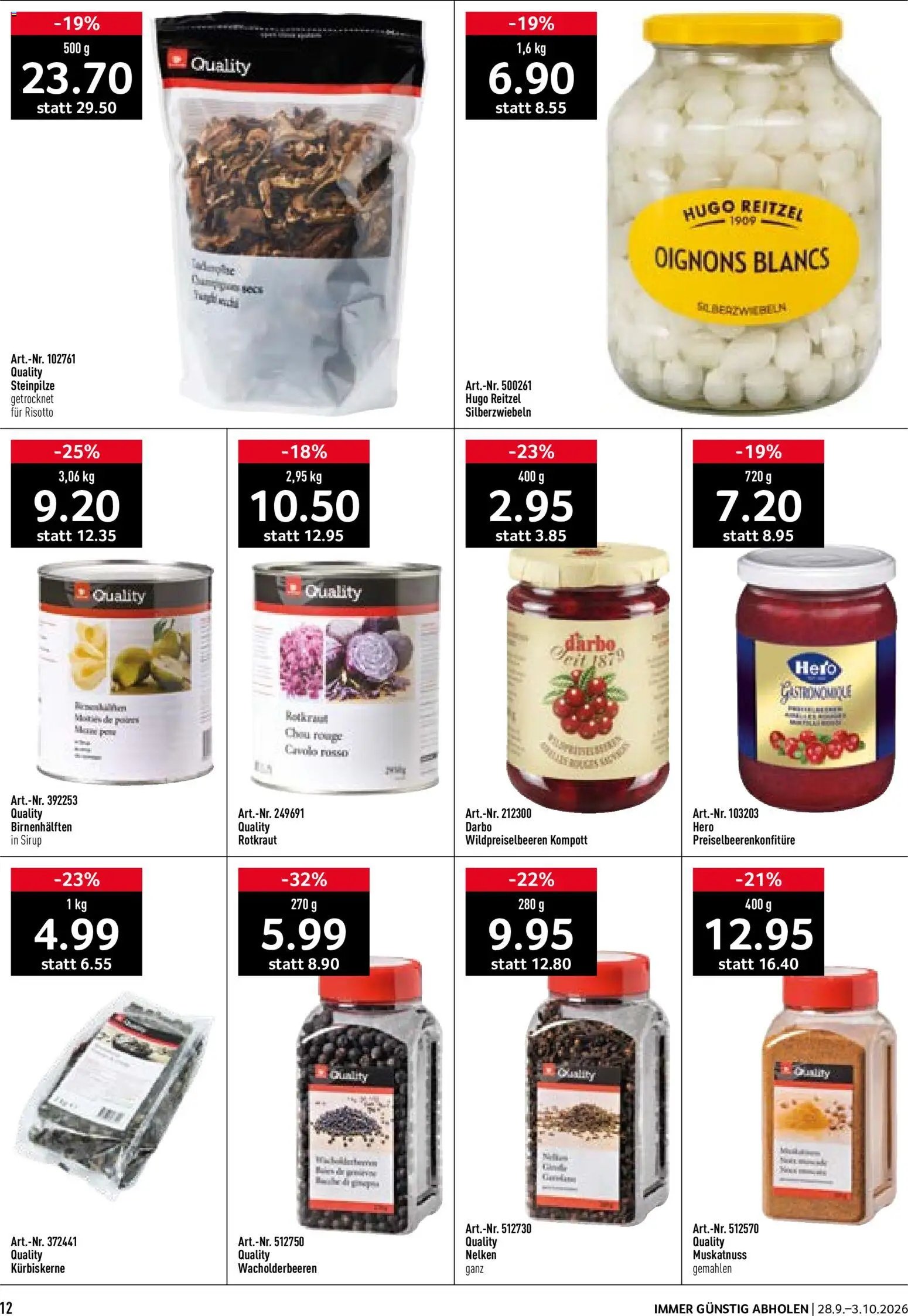 Prodega aktionen Wild