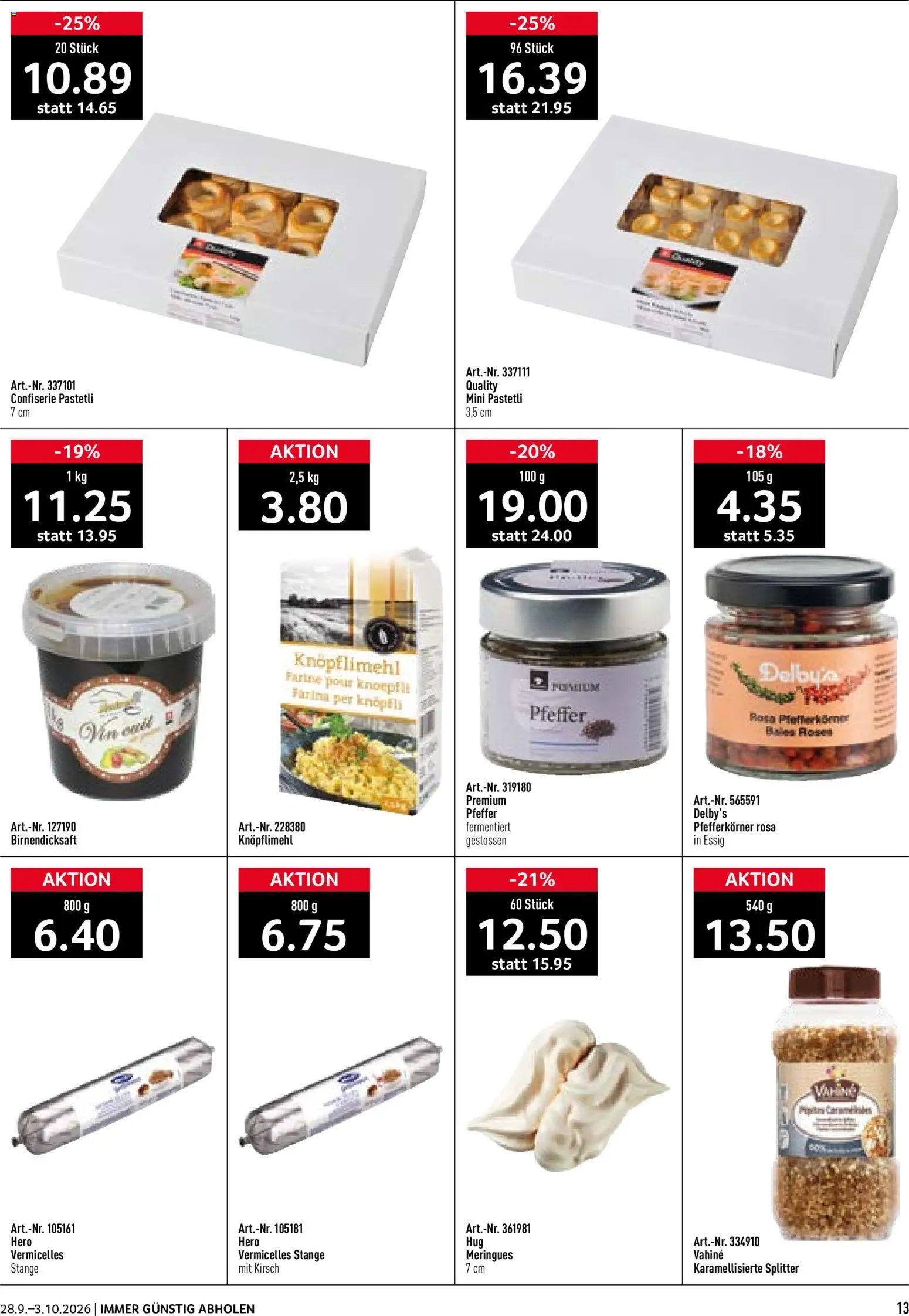 Prodega aktionen Wild
