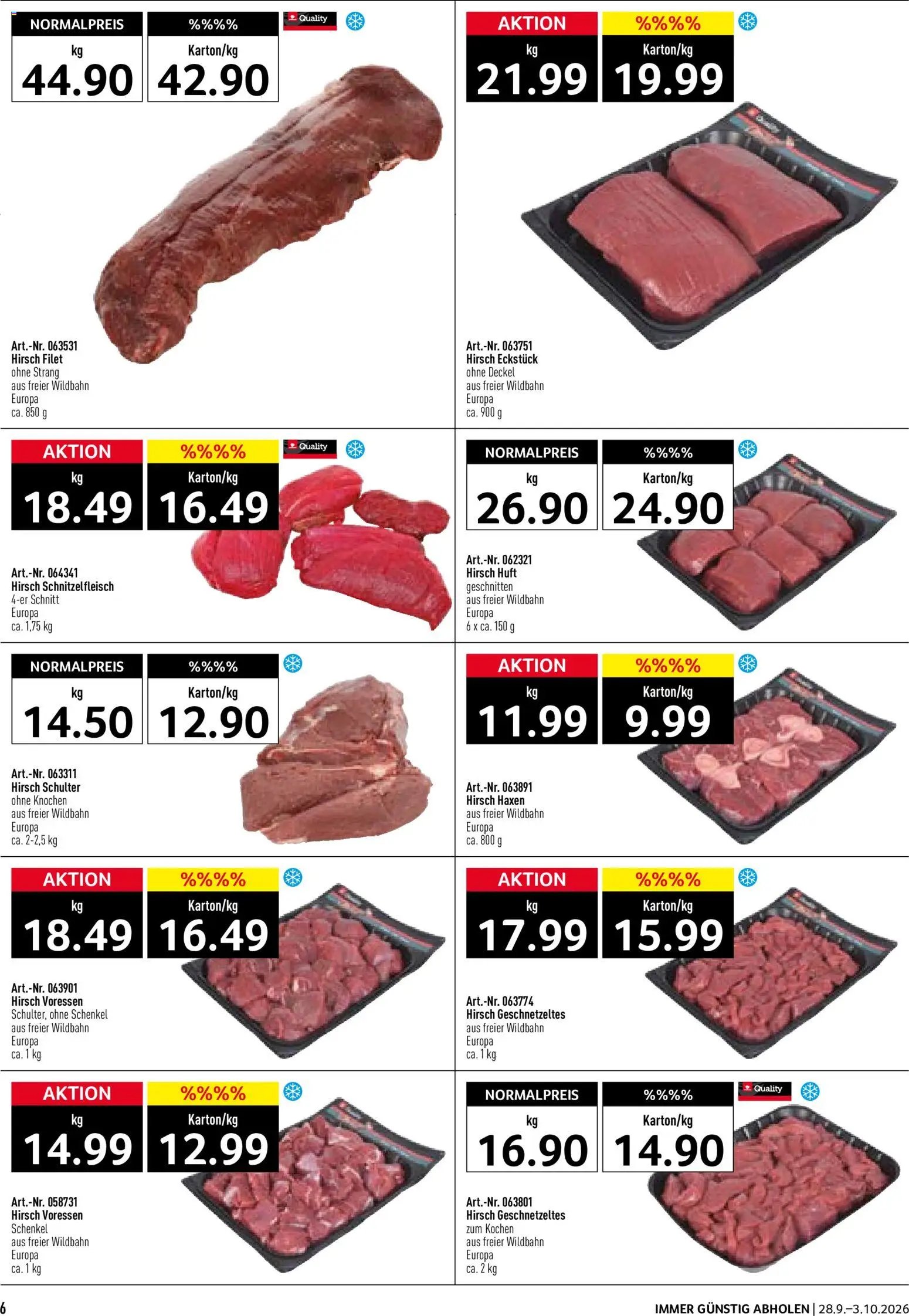 Prodega aktionen Wild