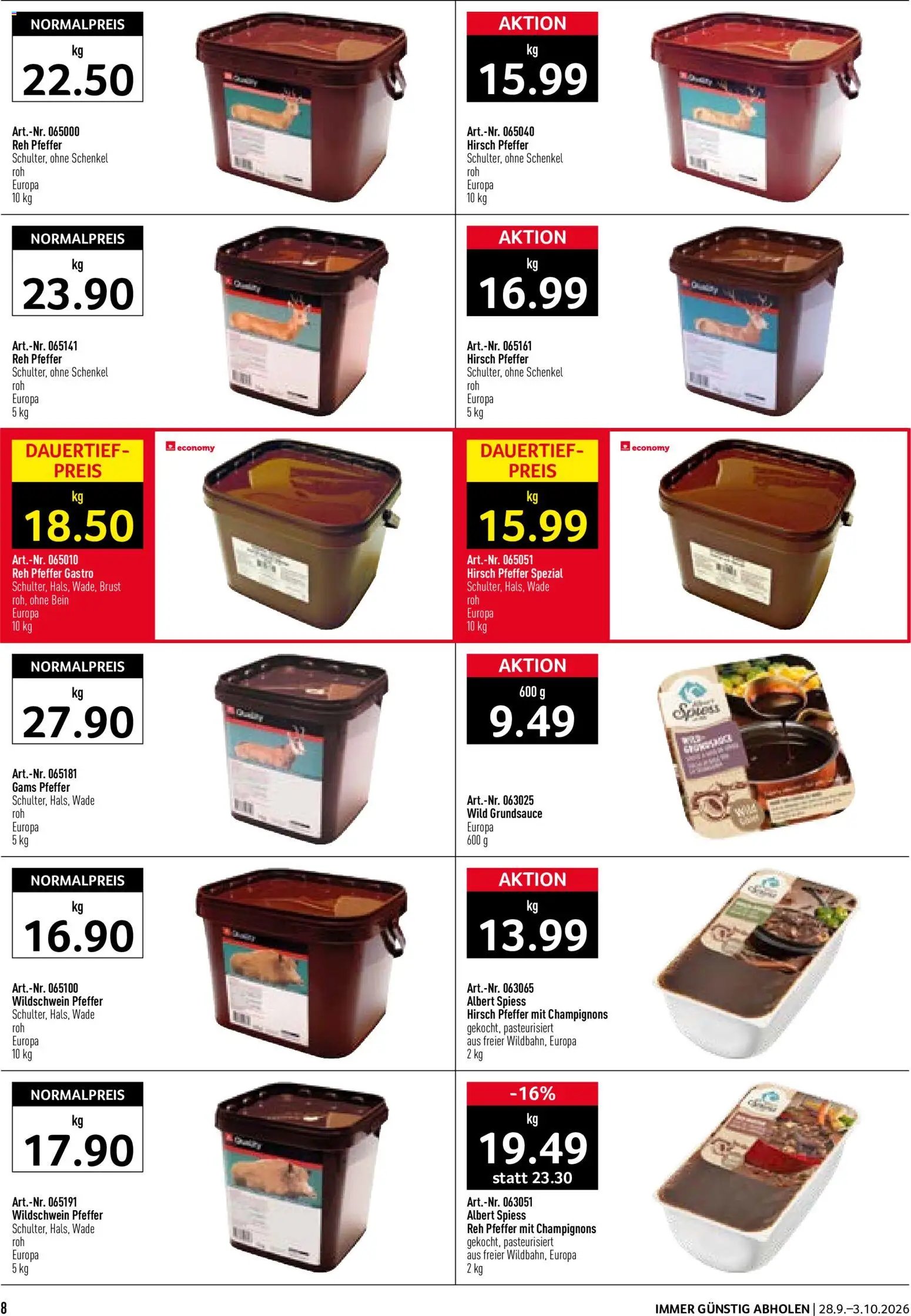 Prodega aktionen Wild