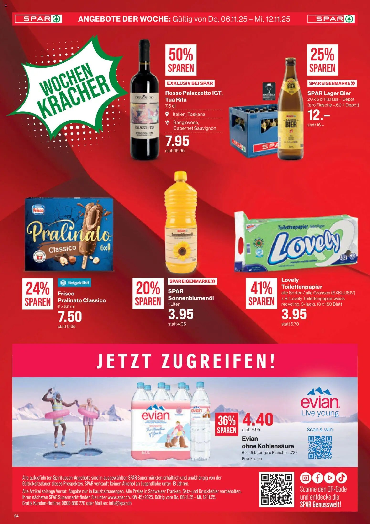 SPAR Aktionen (2025-11-06 - 2025-11-12)