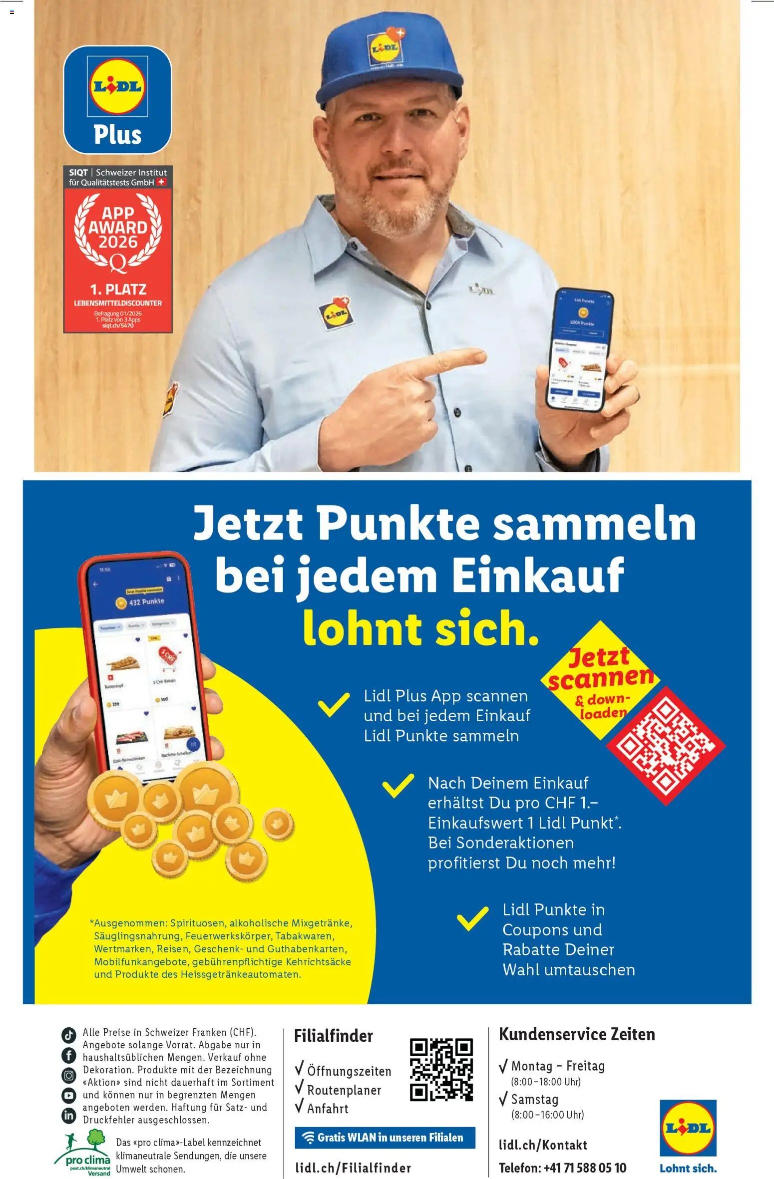 Lidl Aktionen Neueröffnung Zürich (2026-03-26 - 2026-03-31)