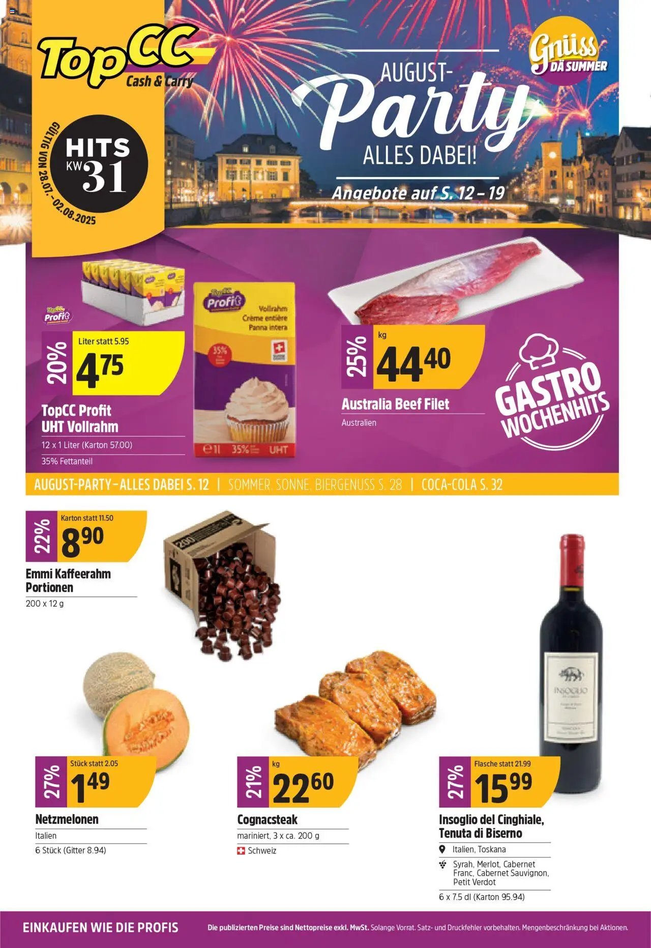 TopCC Aktionen (2025-07-28 - 2025-08-02) | 1
