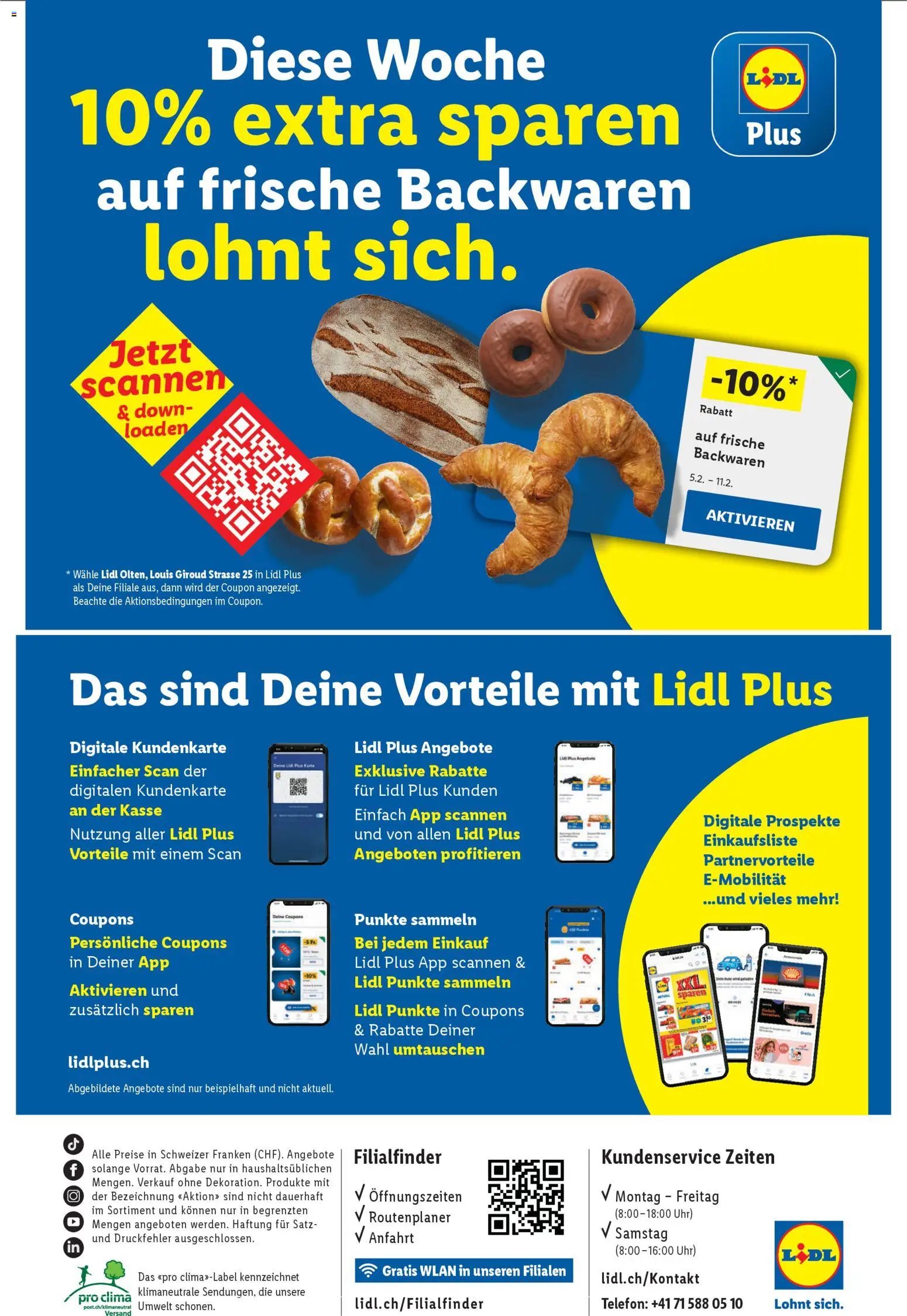 Lidl Aktionen Neueröffnung Olten (2026-02-05 - 2026-02-11)